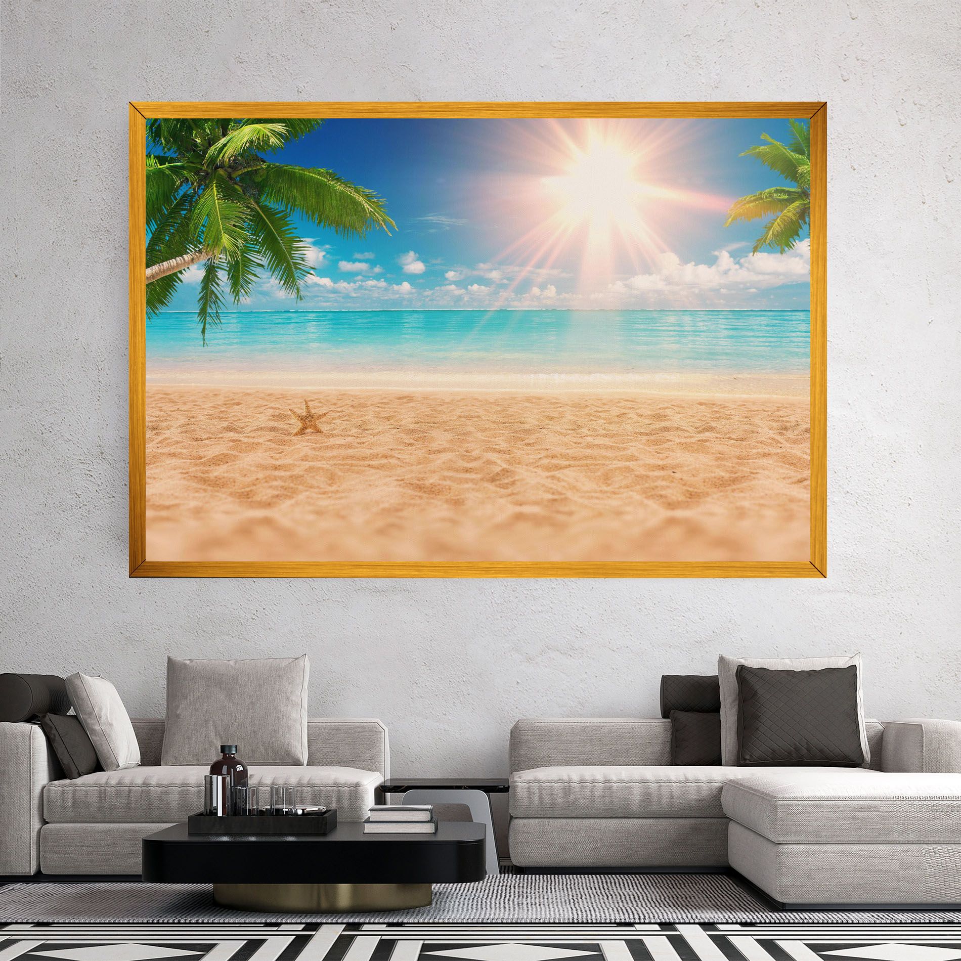 Exotic Beach Ocean mockup 2