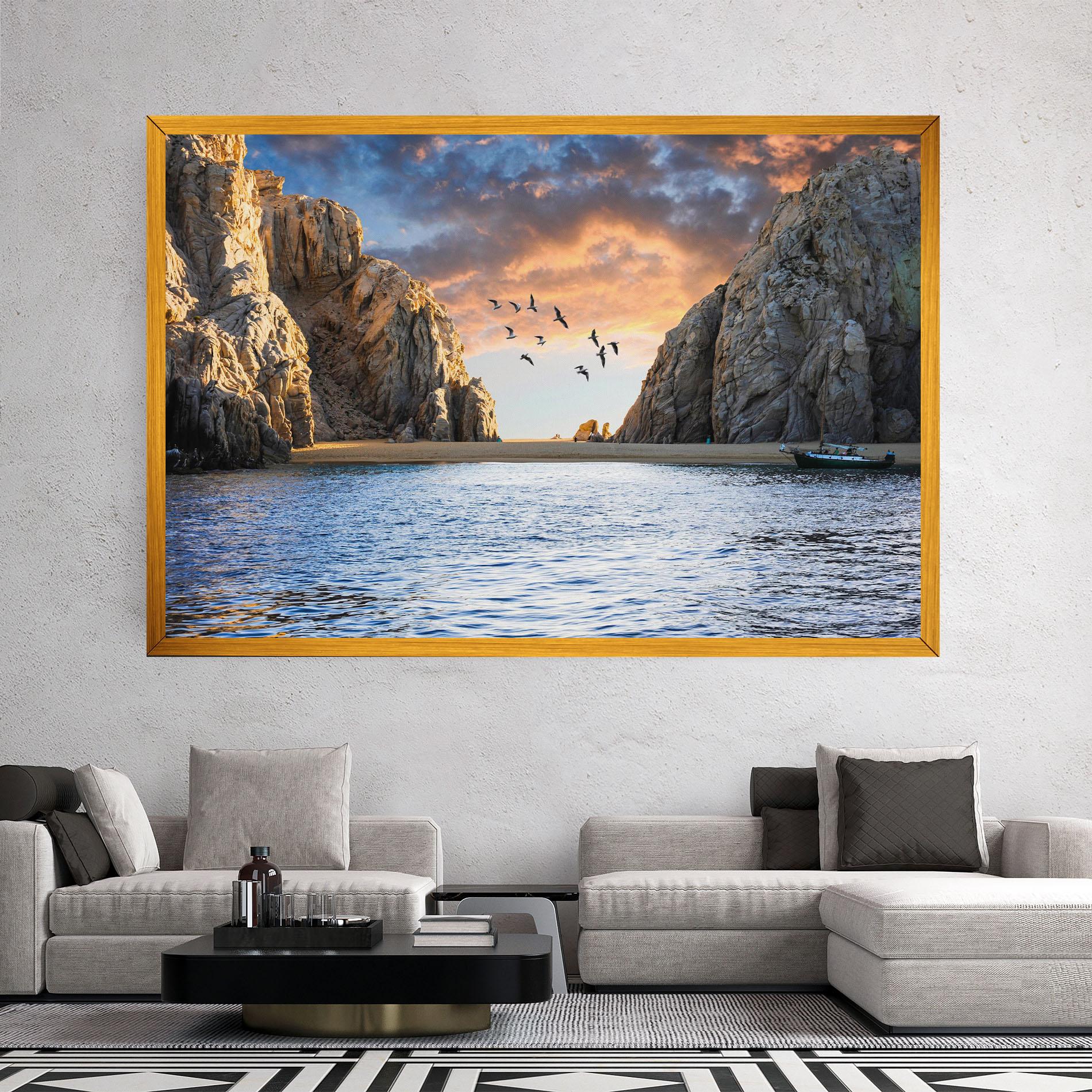 Vászonkép Lover S Beach mockup 2