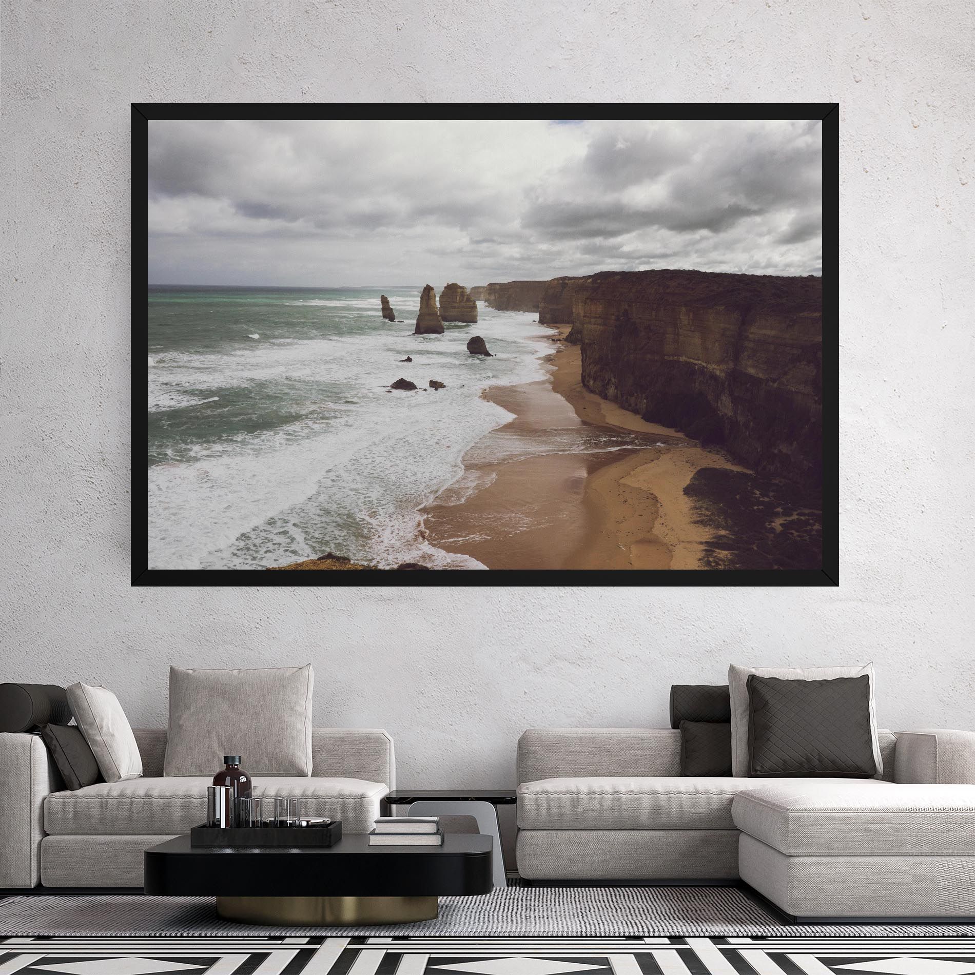 Grey Clouds Beach mockup 2