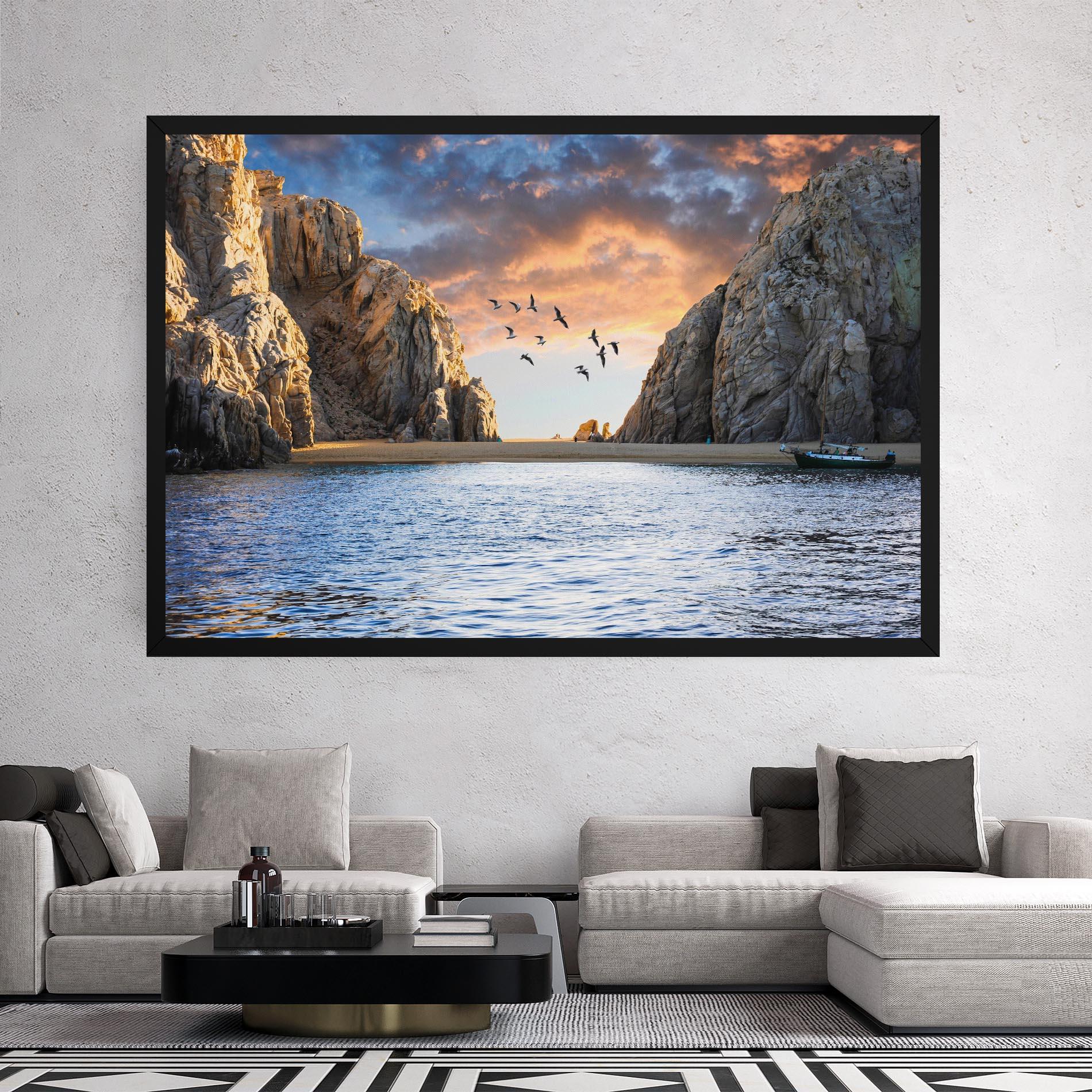 Vászonkép Lover S Beach mockup 2