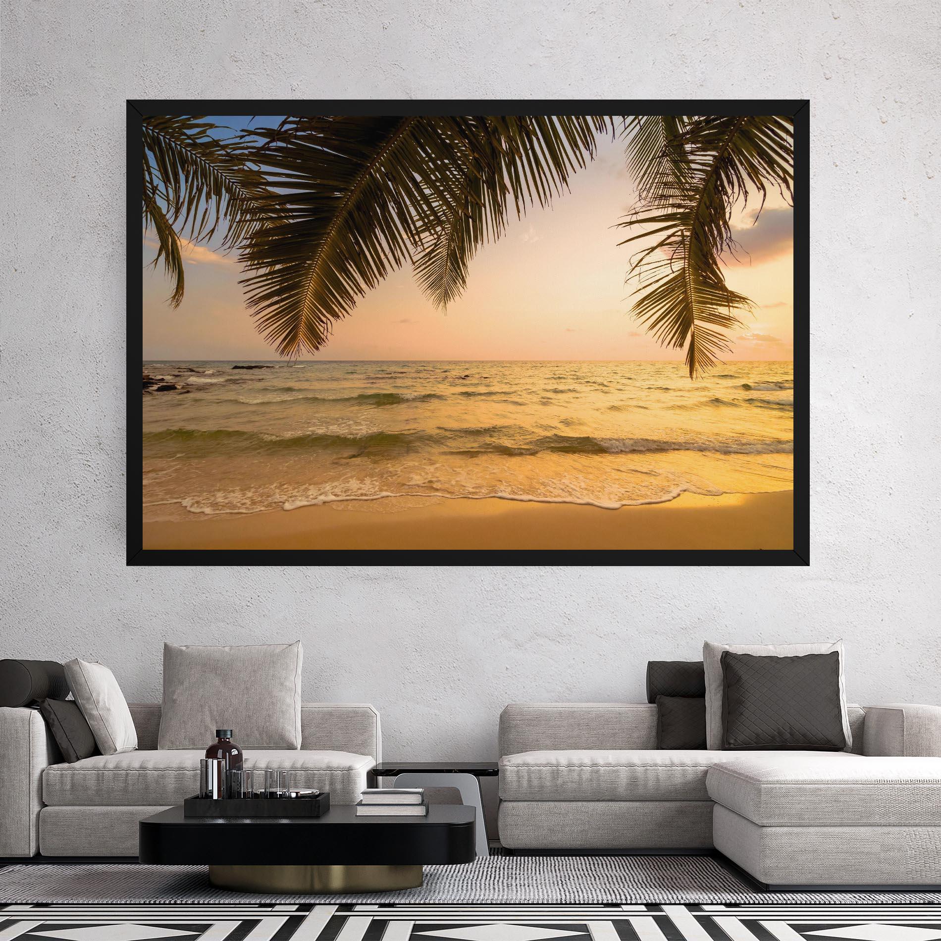 Vászonkép Paradise Island mockup 2