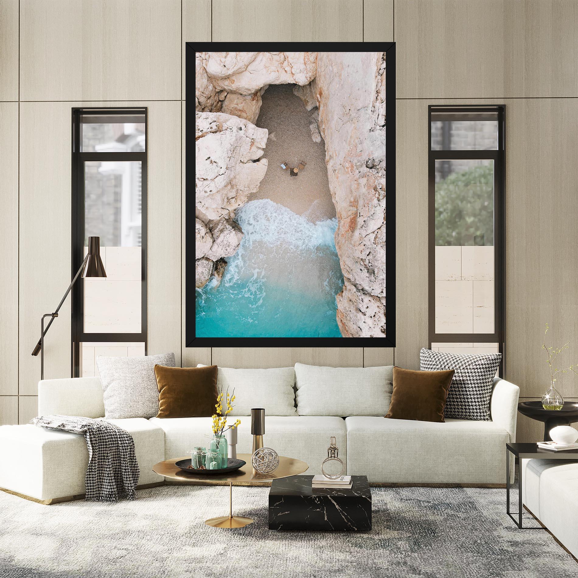 Vászonkép Private White Cave mockup 2