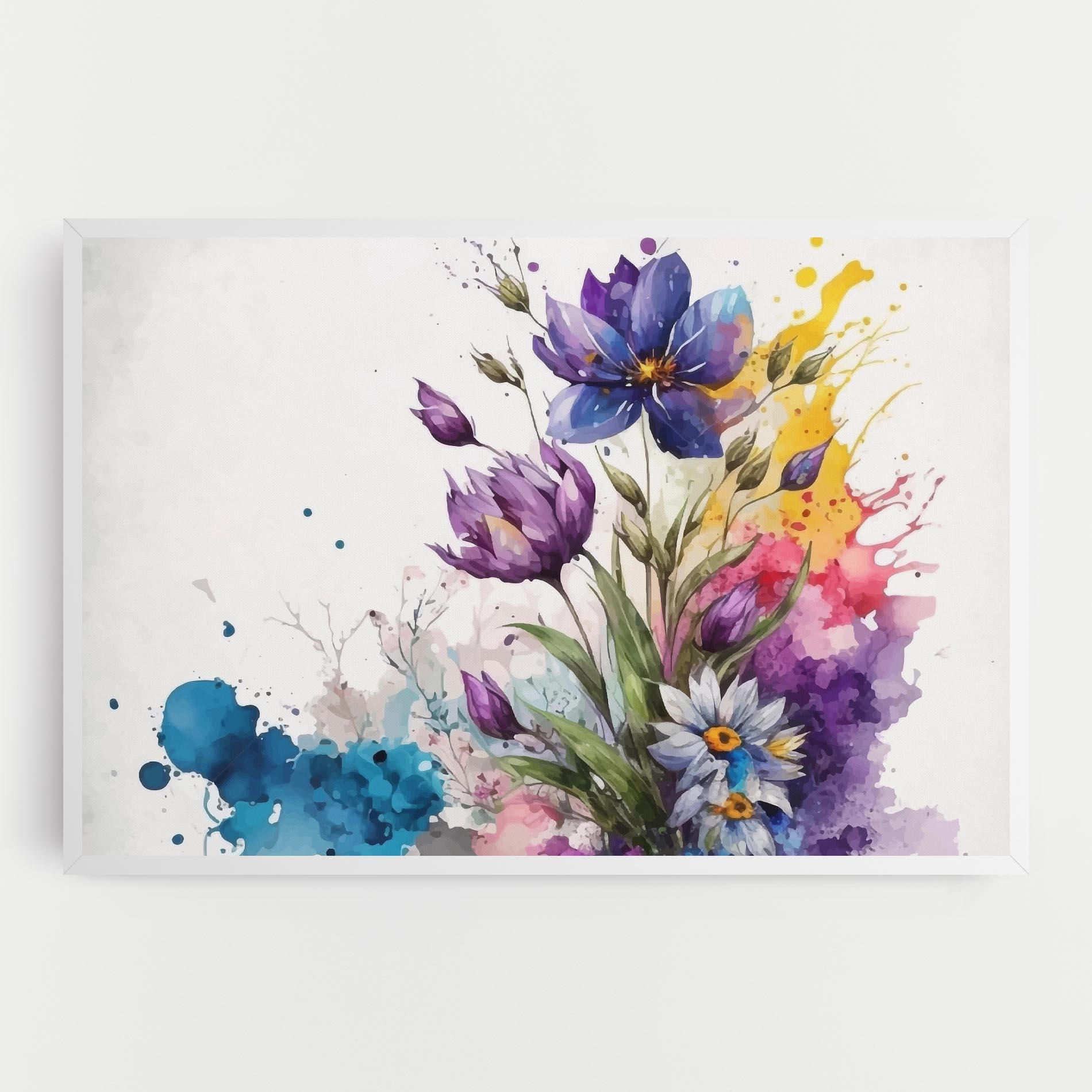 Vászonkép Art Flowers Spring mockup 0