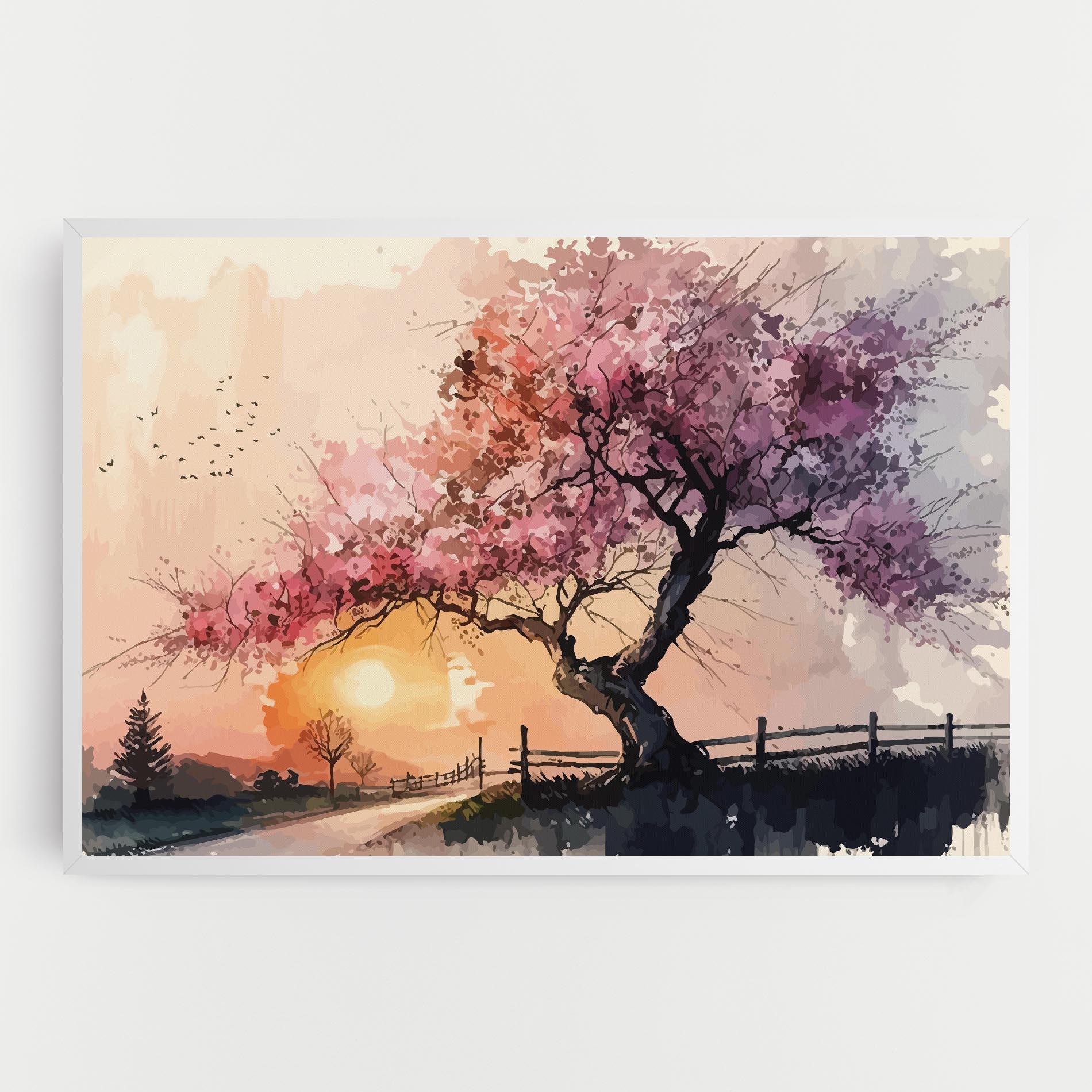 Vászonkép Sunset Spring mockup 0
