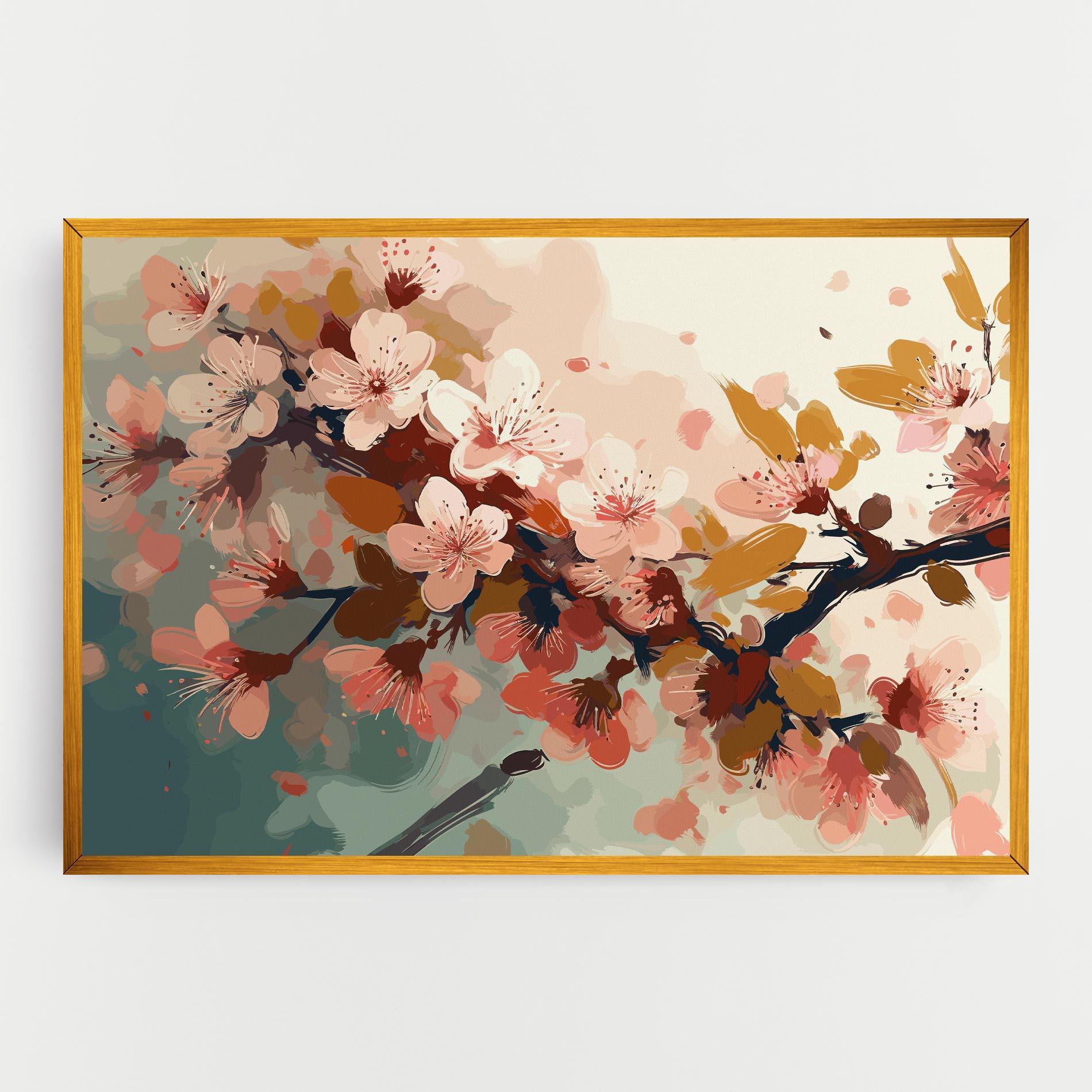 Vászonkép Cute Spring Flower mockup 0