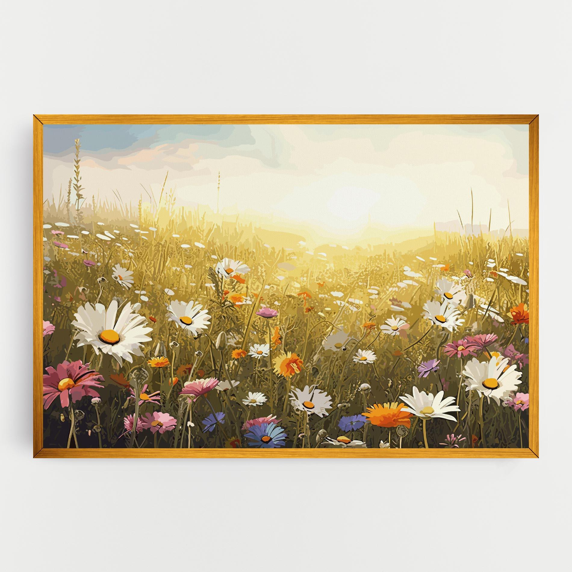 Vászonkép Spring Field Art mockup 0