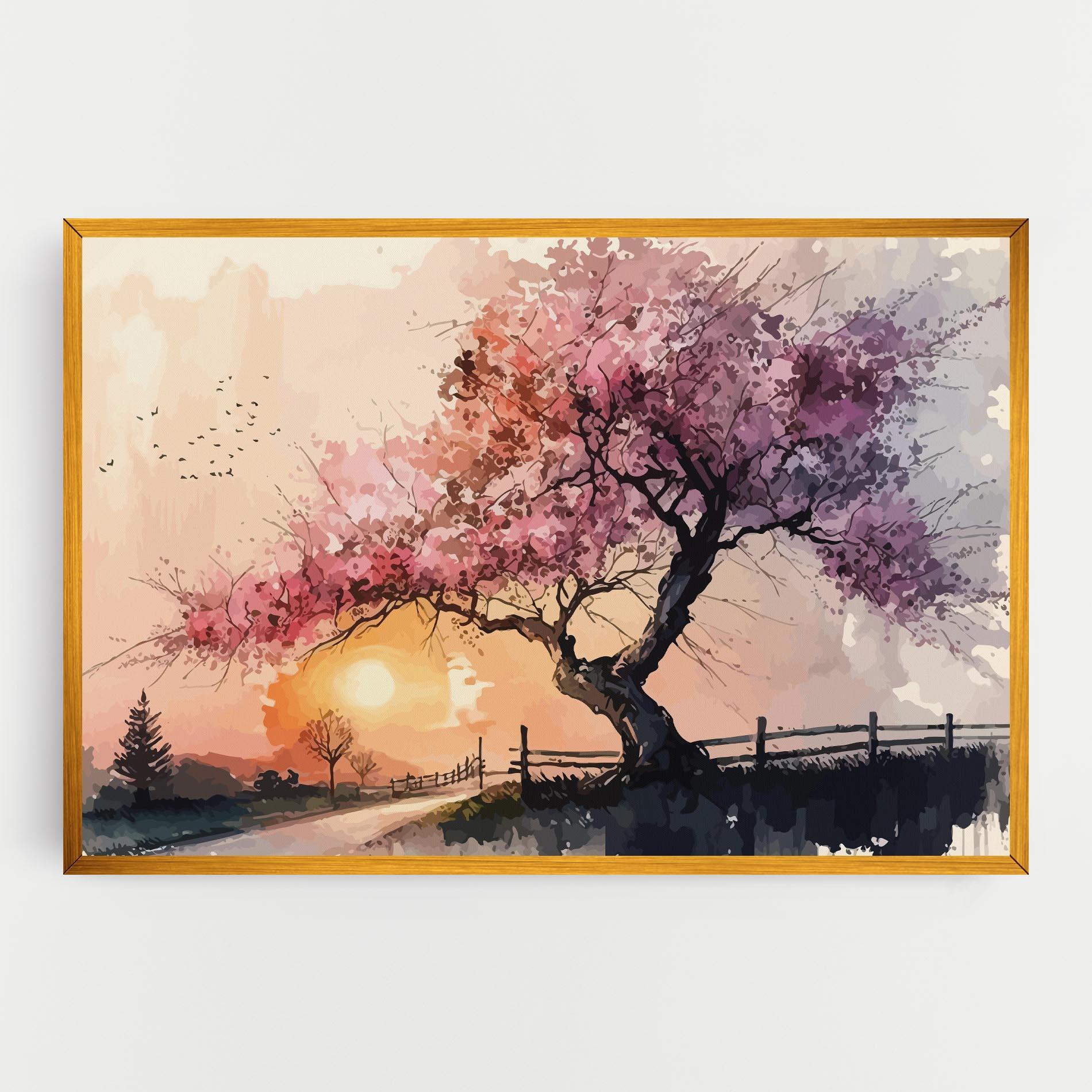 Vászonkép Sunset Spring mockup 0