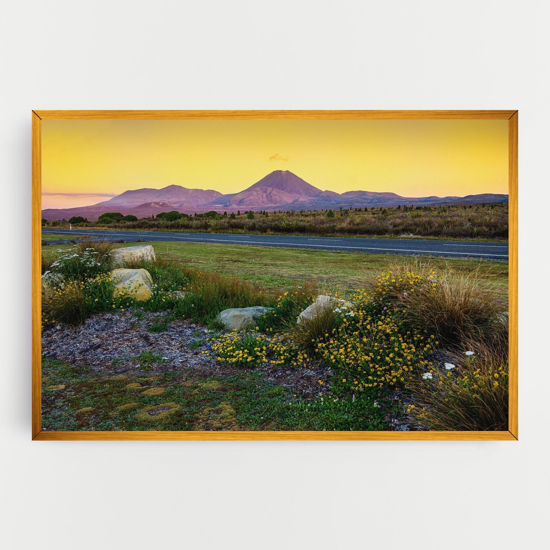 Vászonkép Yellow Sky mockup 0