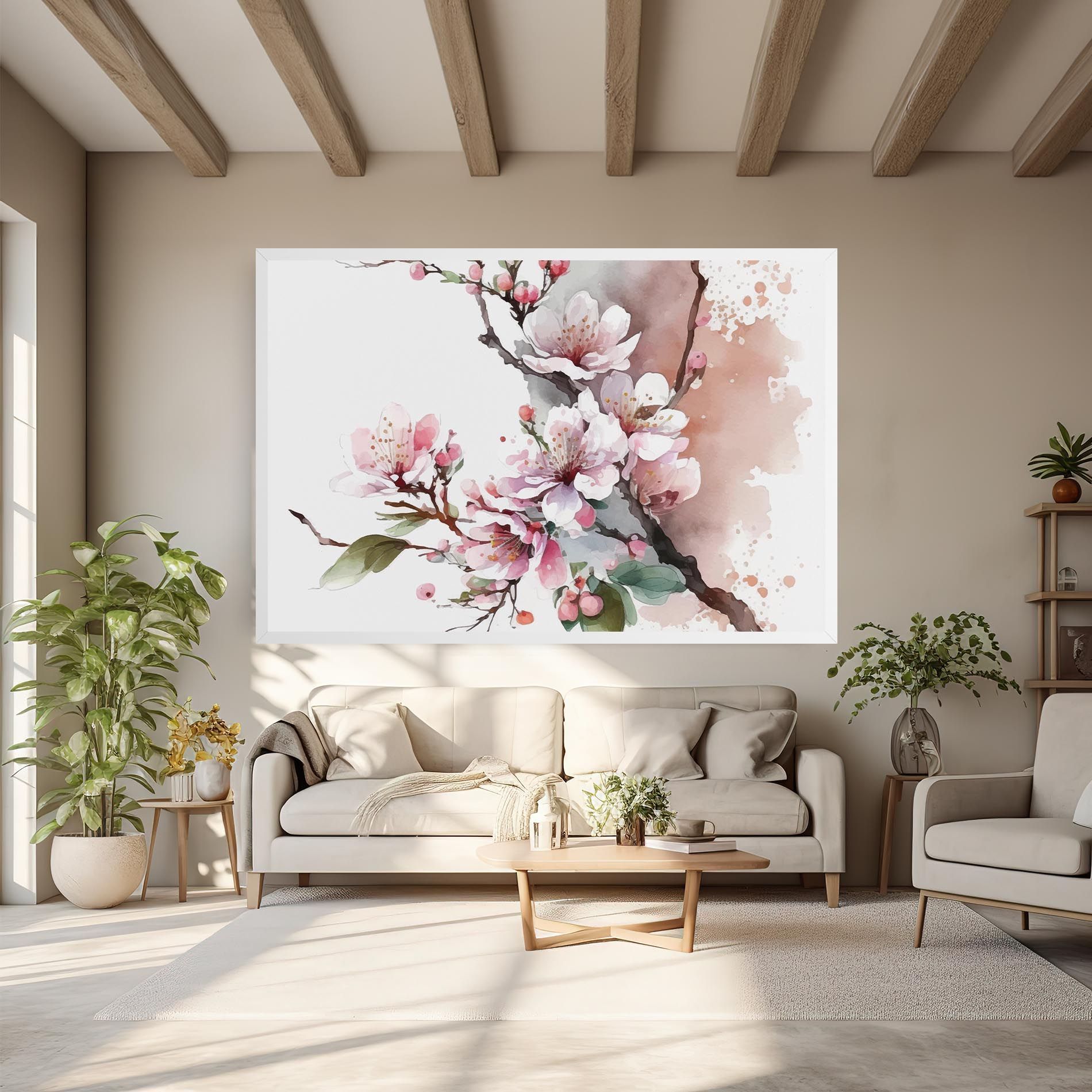 Cherry Spring Flower mockup 6