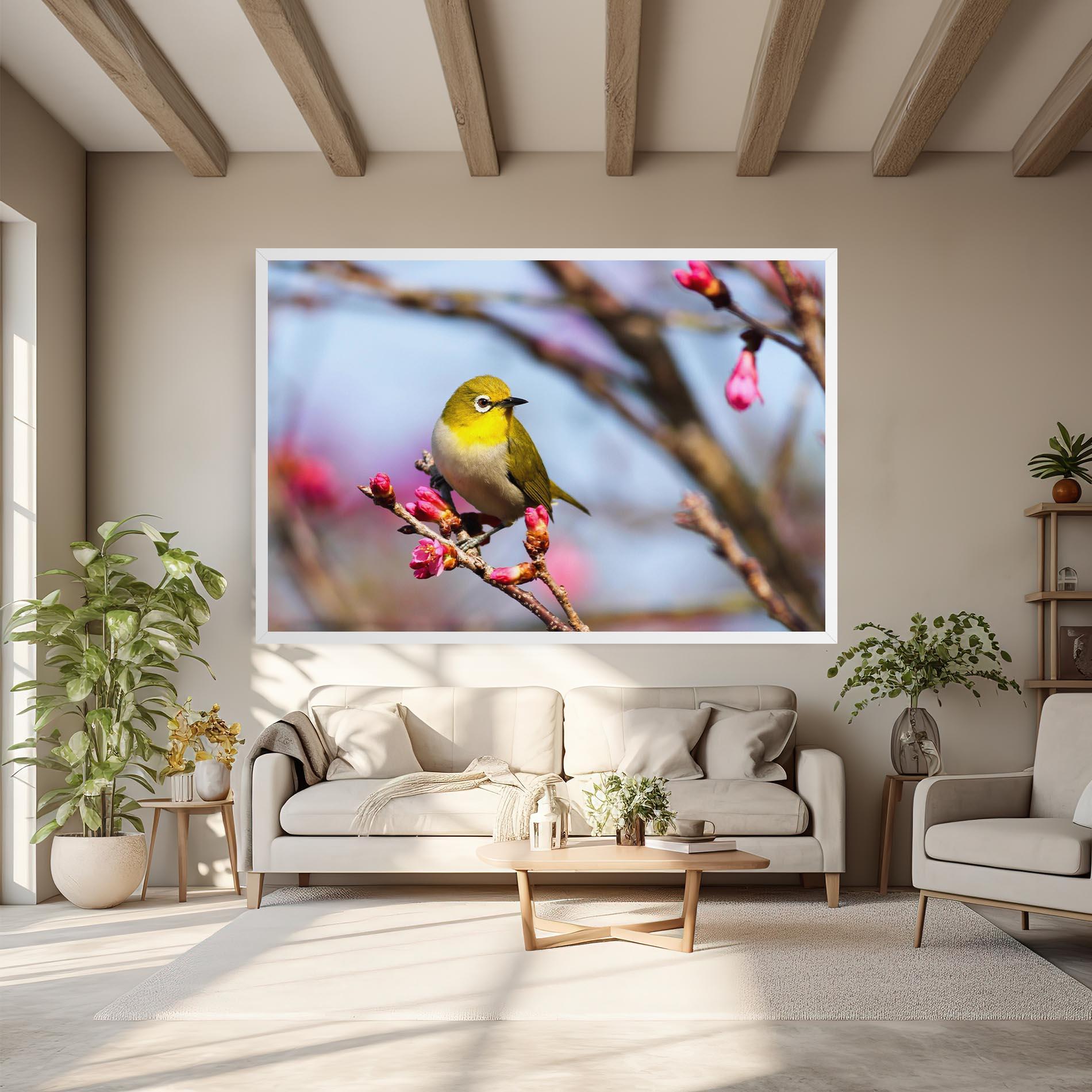 Vászonkép Cute Pink Flower Buds mockup 6