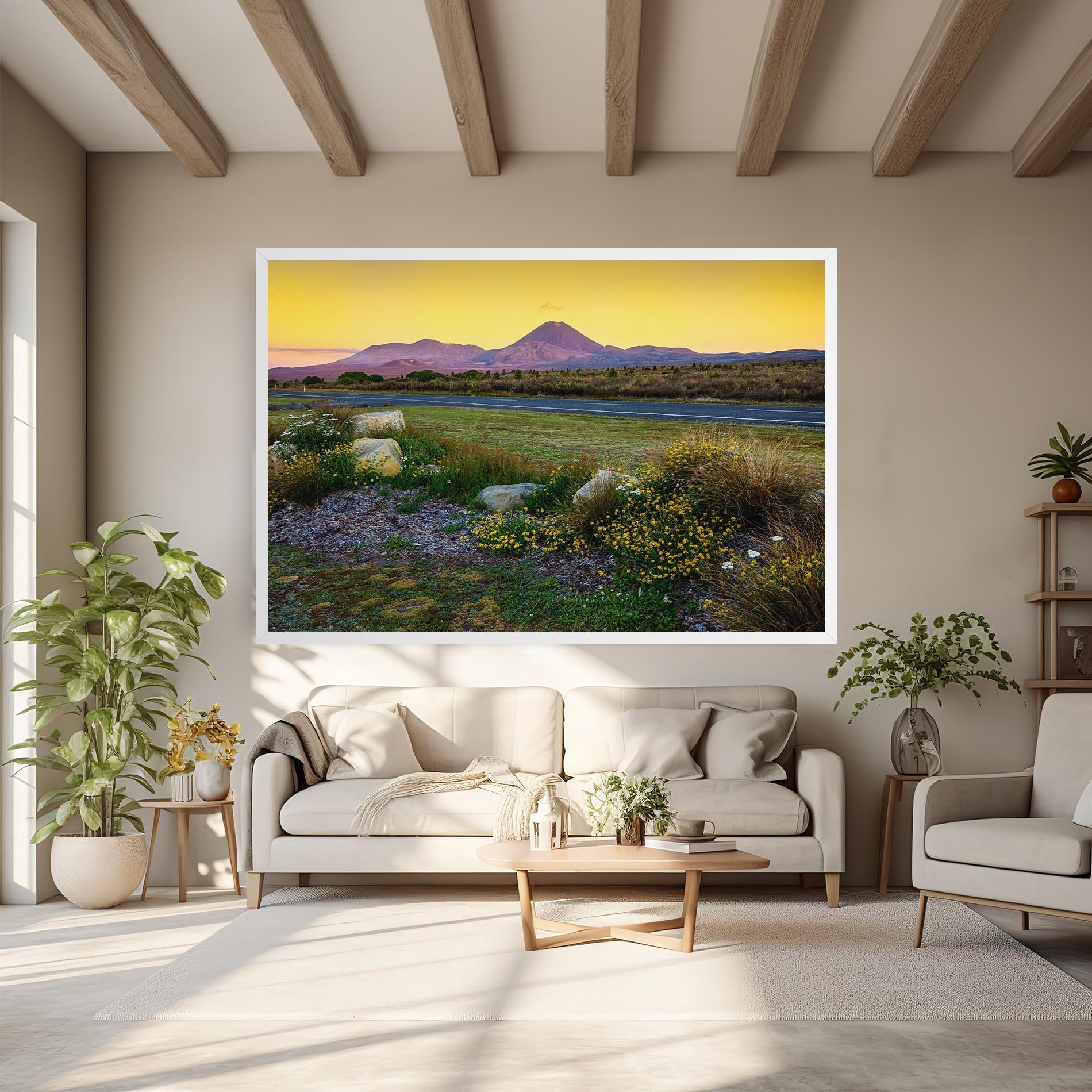 Vászonkép Yellow Sky mockup 6