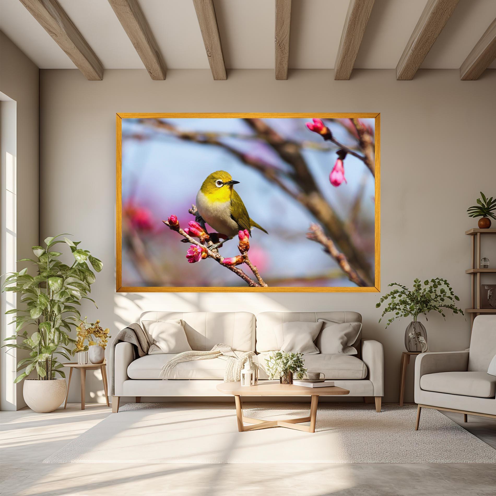 Vászonkép Cute Pink Flower Buds mockup 6