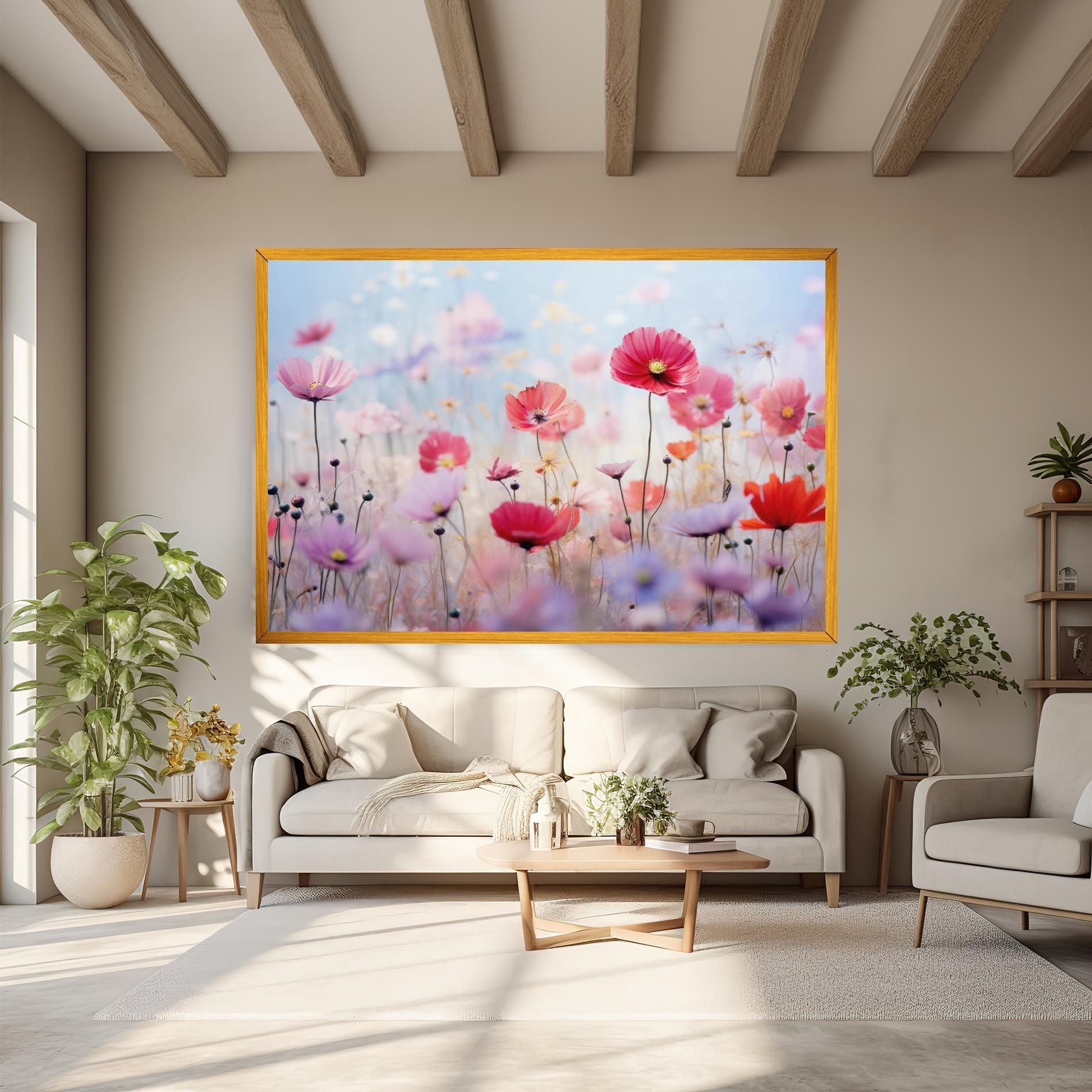 Dreamy Sprig Pink Flower mockup 6