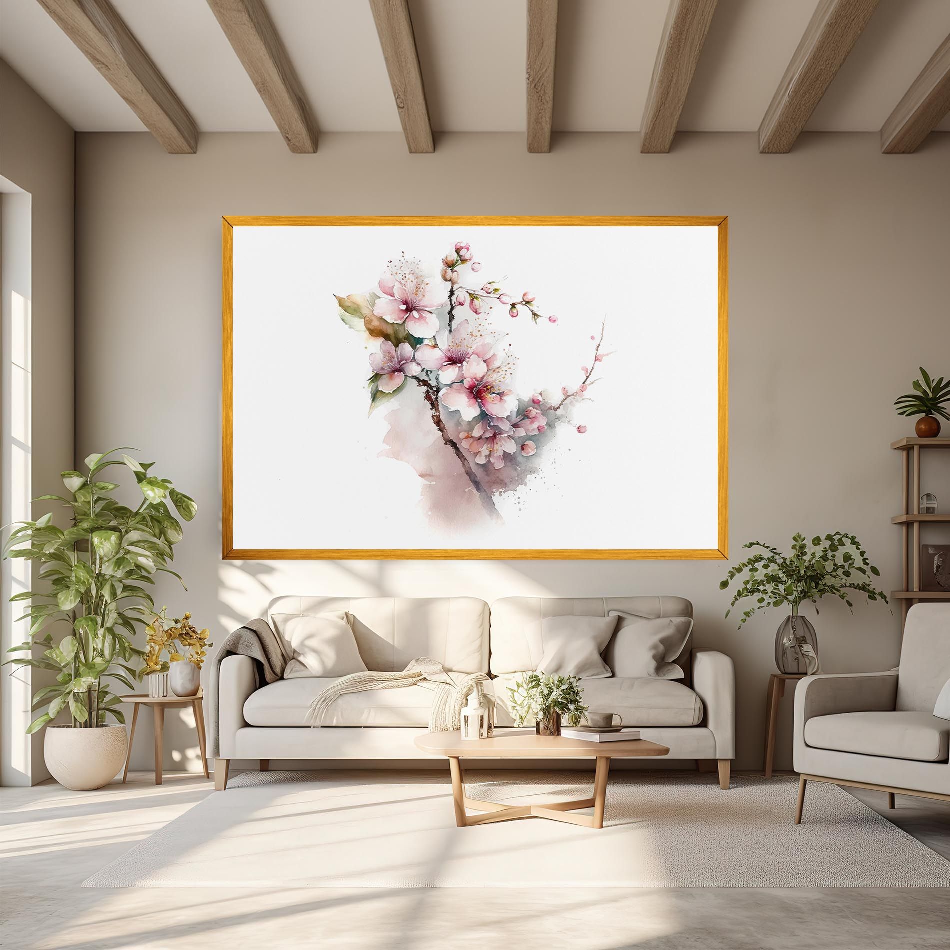 Spring Pastel Flower mockup 6