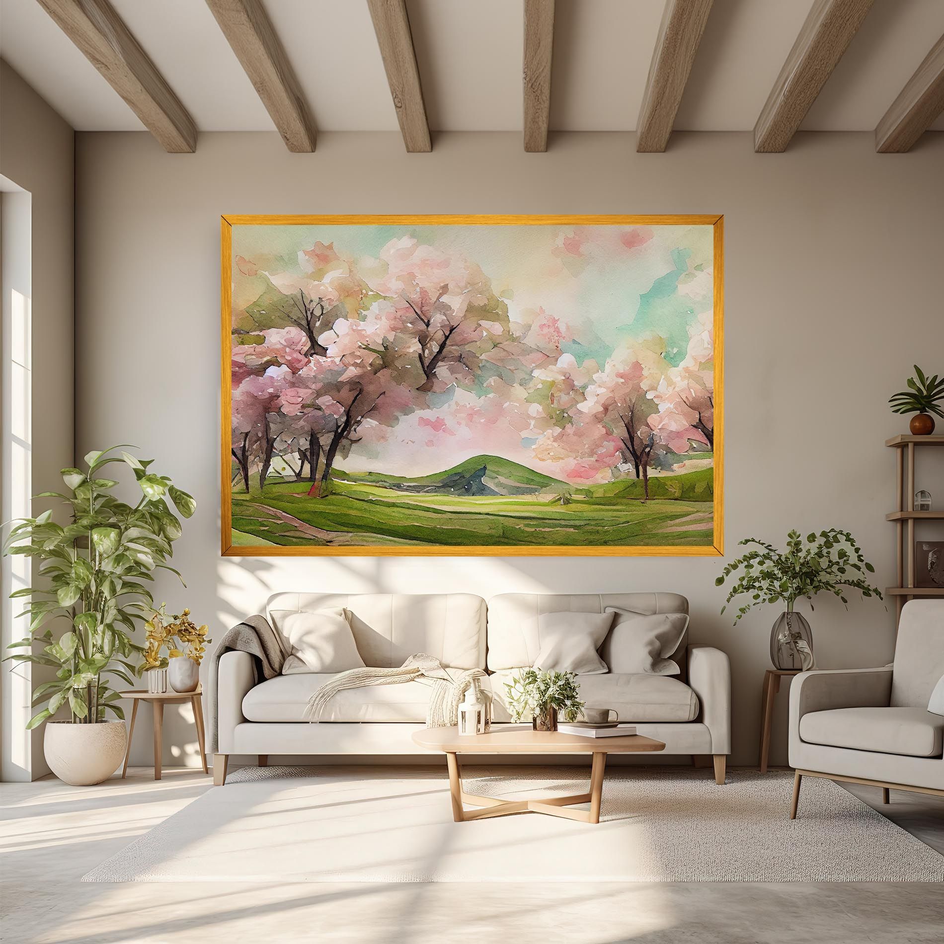 Spring Pink Trees mockup 6