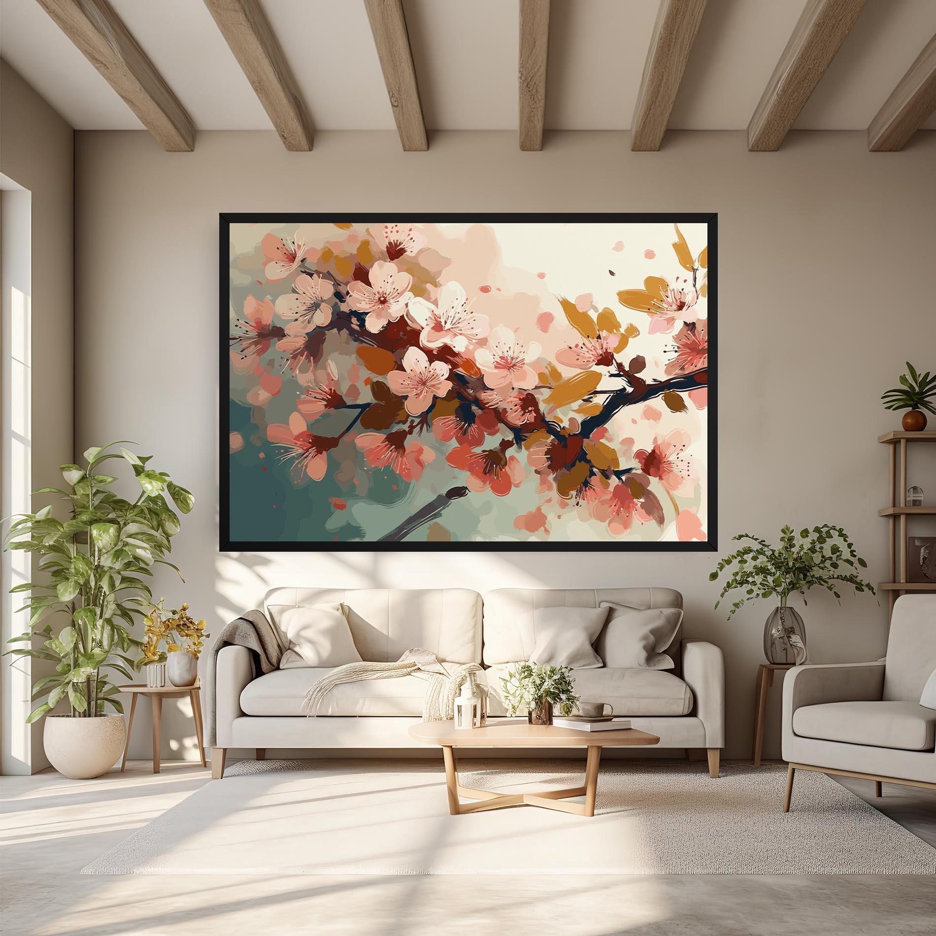 Vászonkép Cute Spring Flower mockup 6