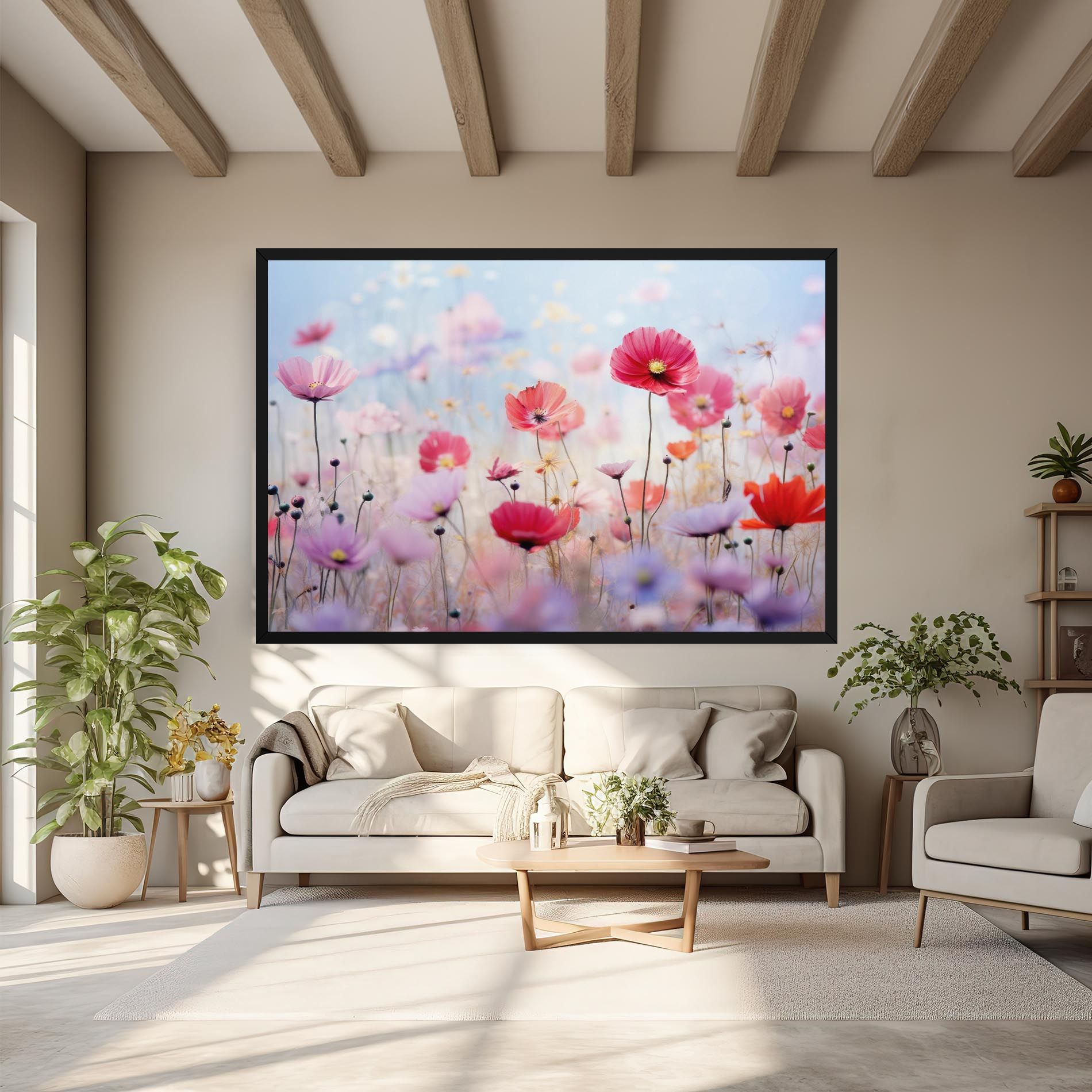 Dreamy Sprig Pink Flower mockup 6