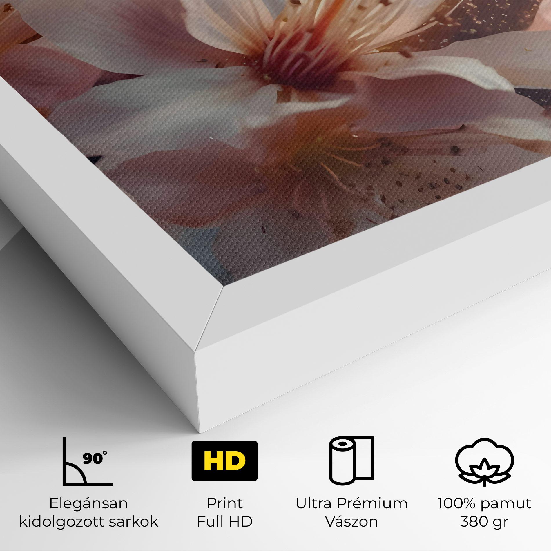 Vászonkép Flower Spring Art mockup 4