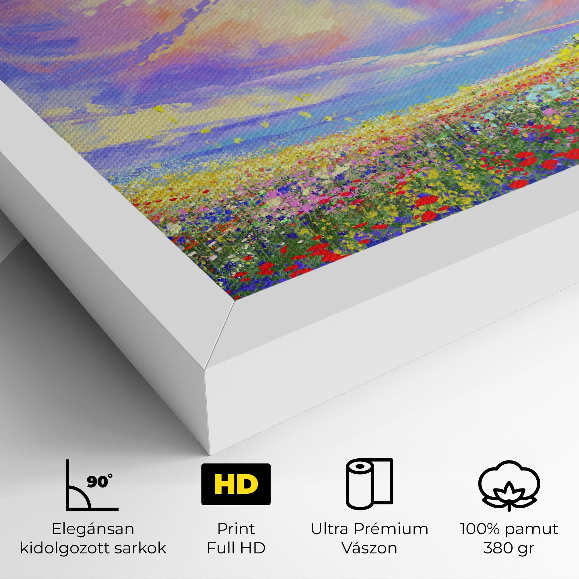 Vászonkép Spring Field mockup 4