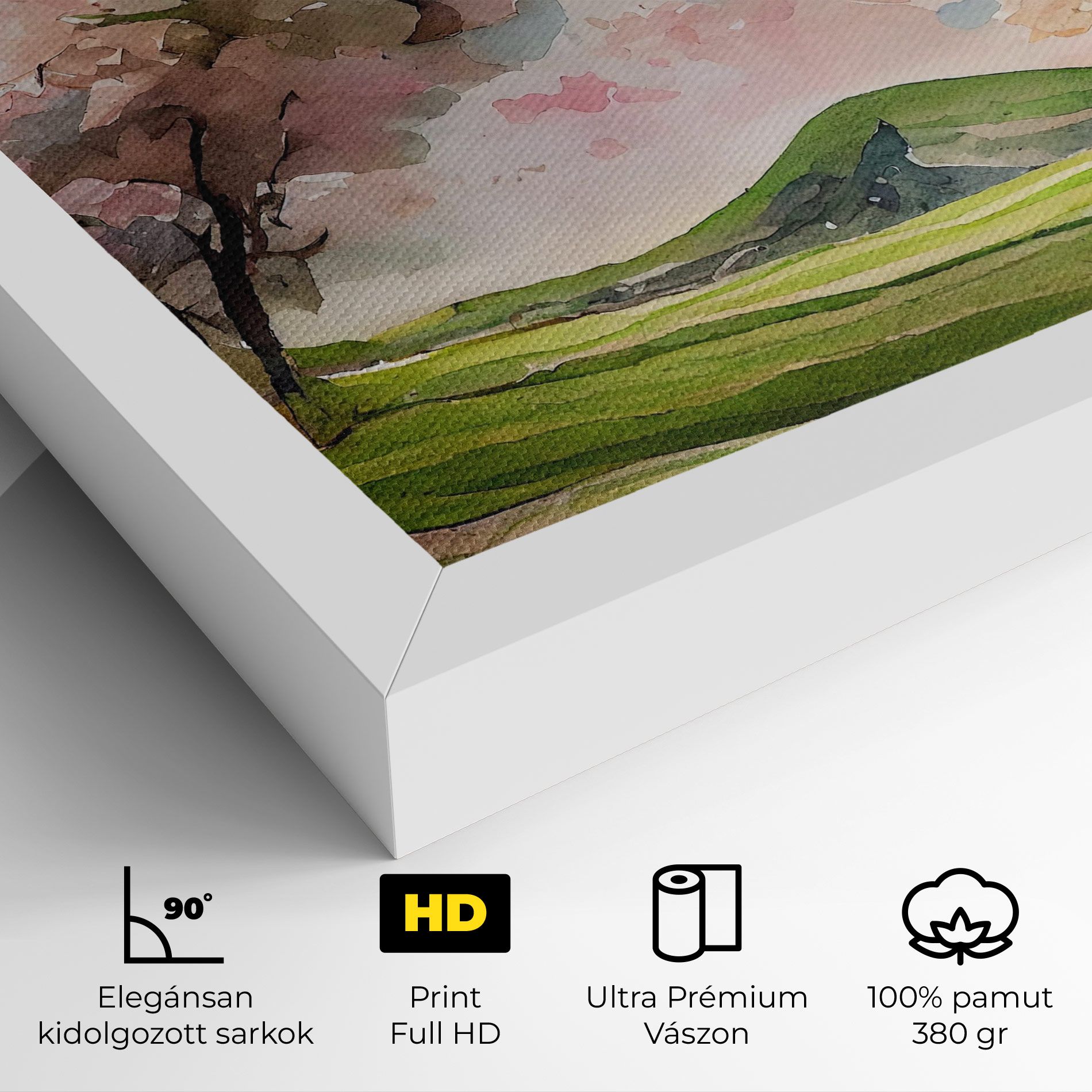 Spring Pink Trees mockup 4