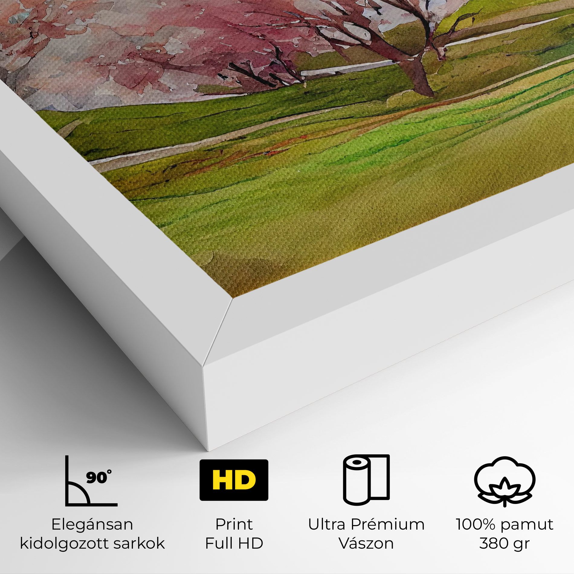 Spring Trees Painting mockup 4
