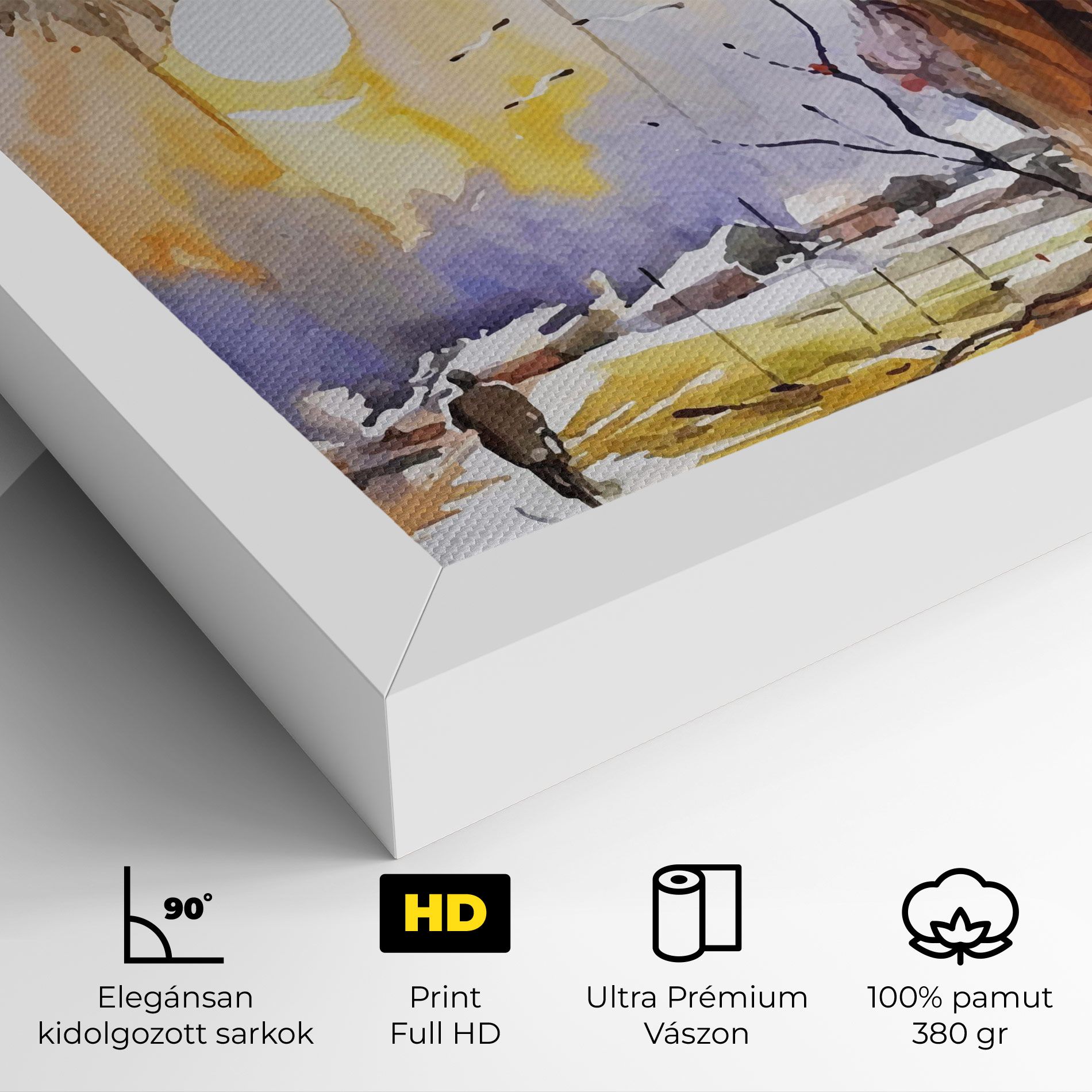 Watercolor Spring Tree mockup 4