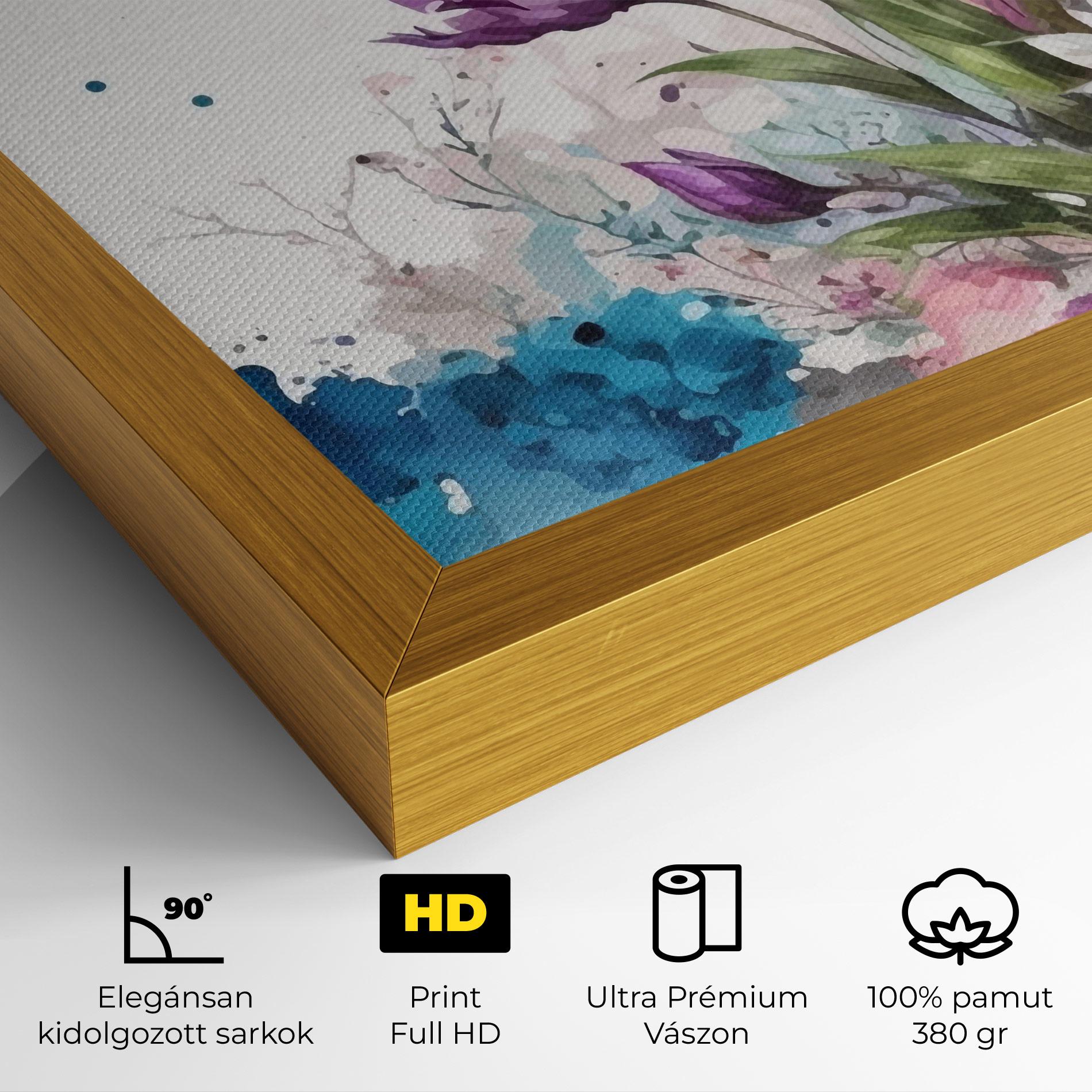 Vászonkép Art Flowers Spring mockup 4