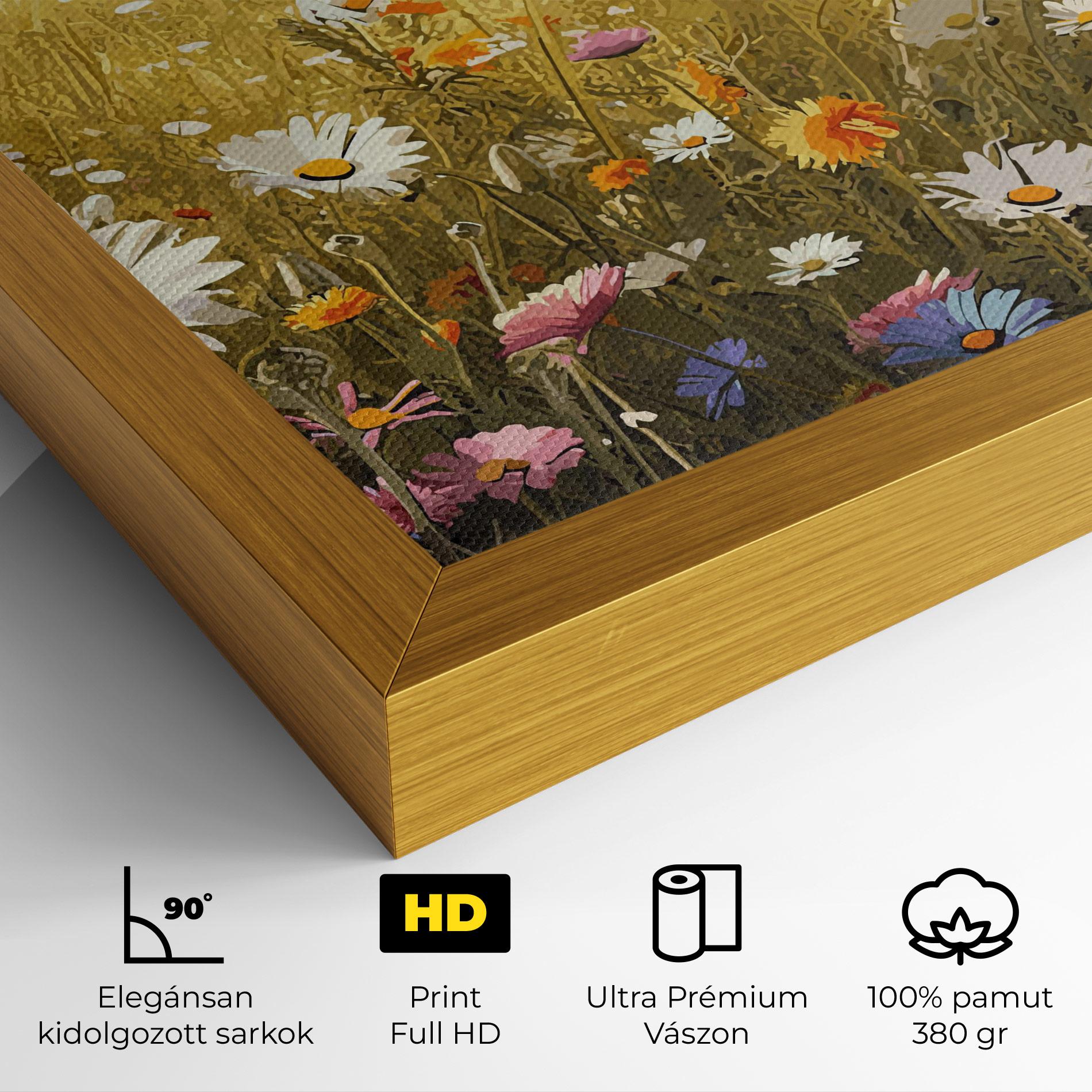 Vászonkép Spring Field Art mockup 4