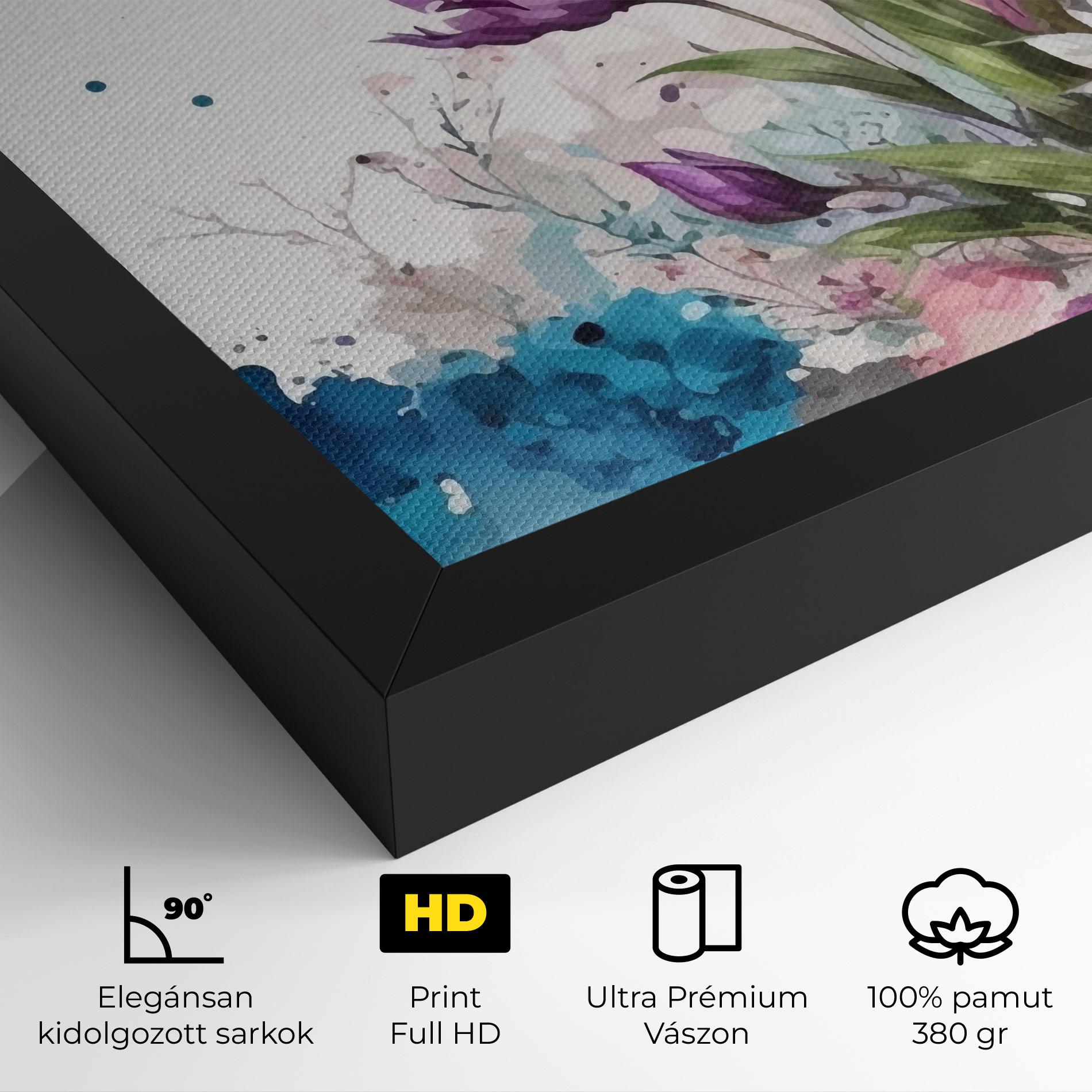 Vászonkép Art Flowers Spring mockup 4