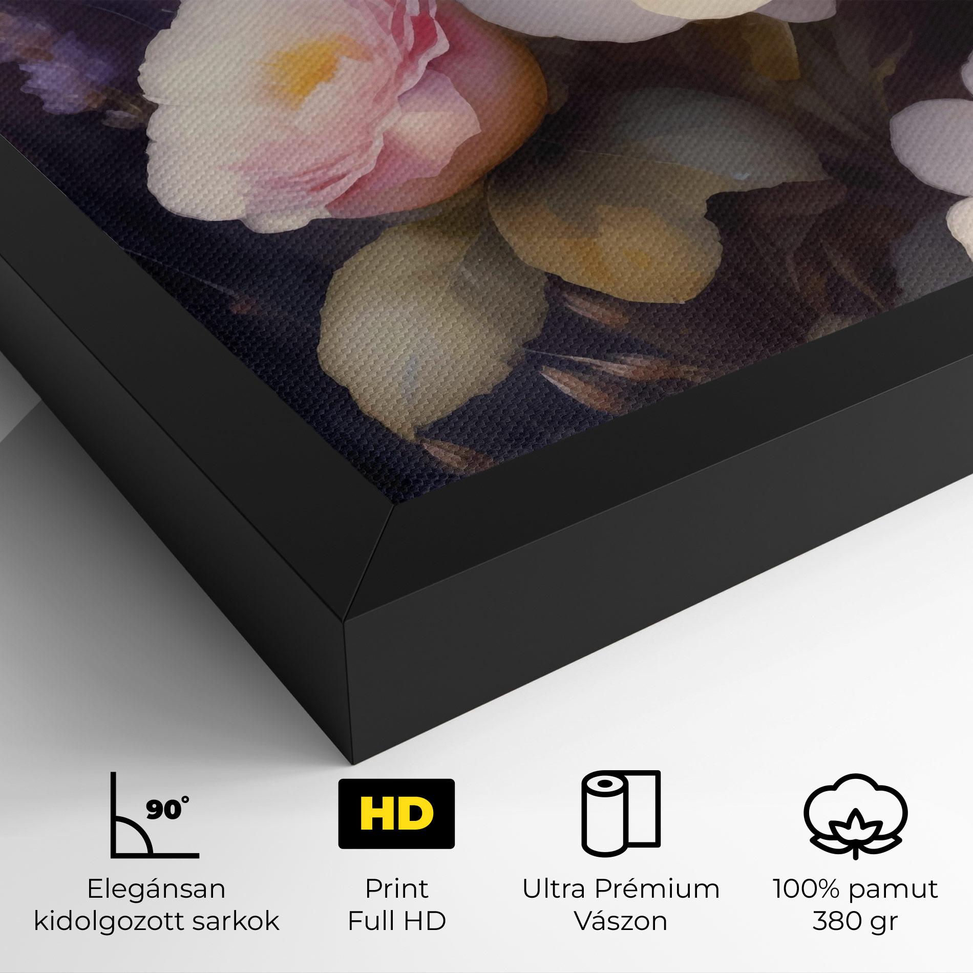 Vászonkép Cream Flower Spring mockup 4