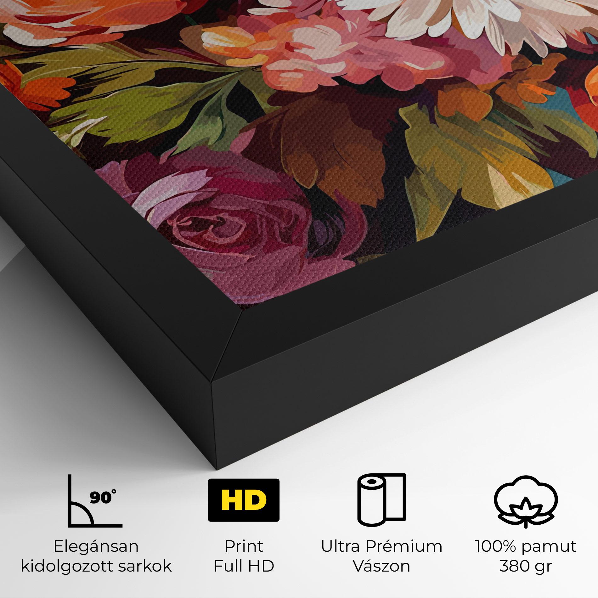 Vászonkép Cream Orange Spring mockup 4