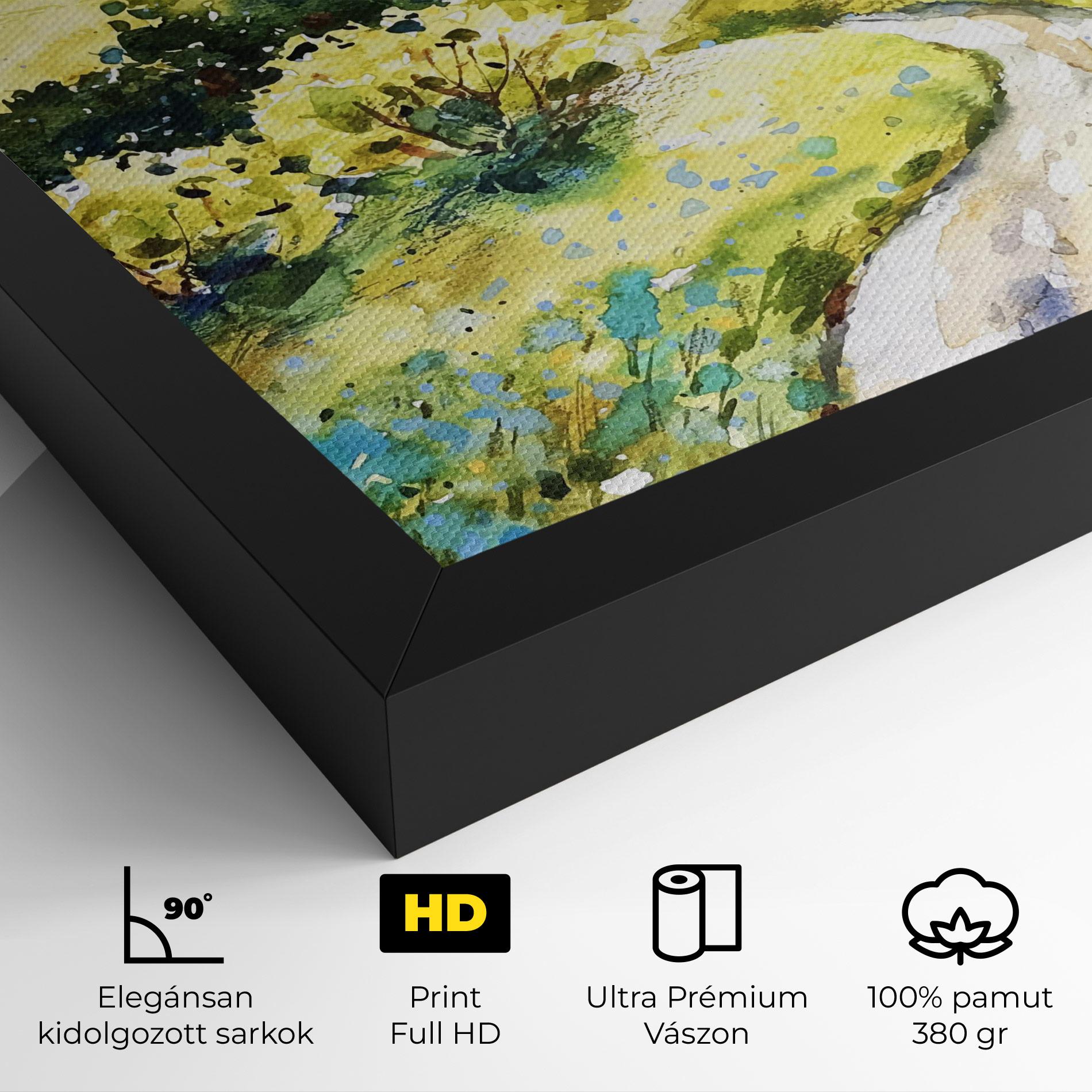 Vászonkép Fresh Spring View mockup 4