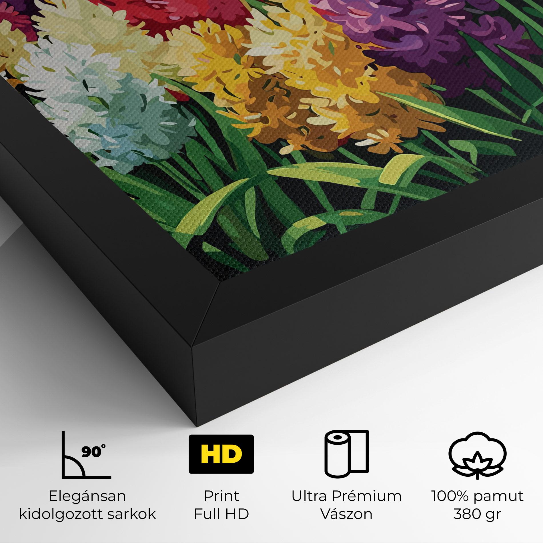 Vászonkép Pretty Colorful Spring mockup 4