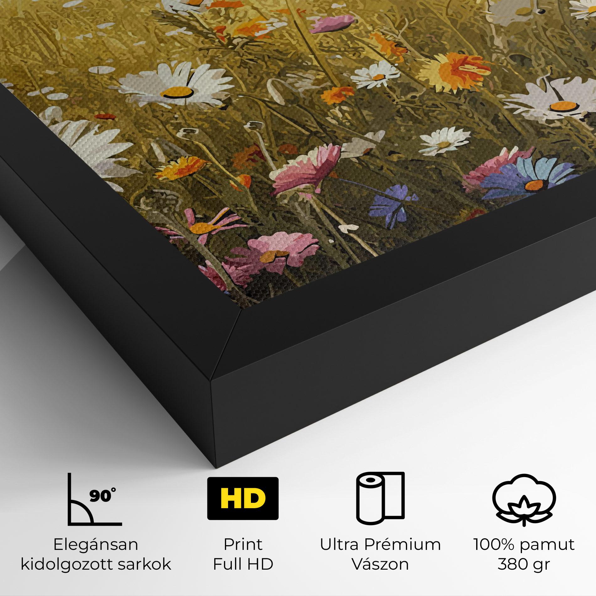 Vászonkép Spring Field Art mockup 4