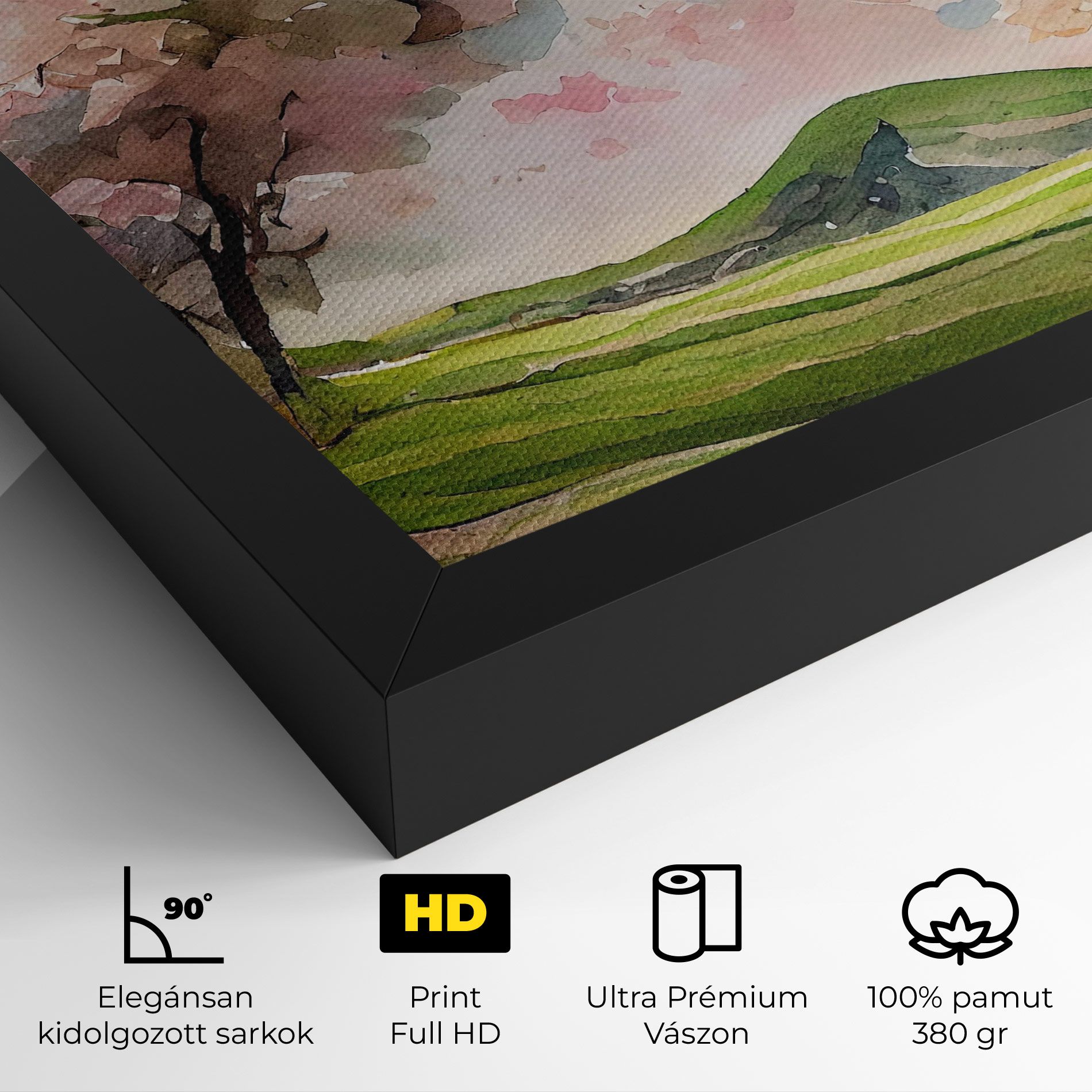 Spring Pink Trees mockup 4