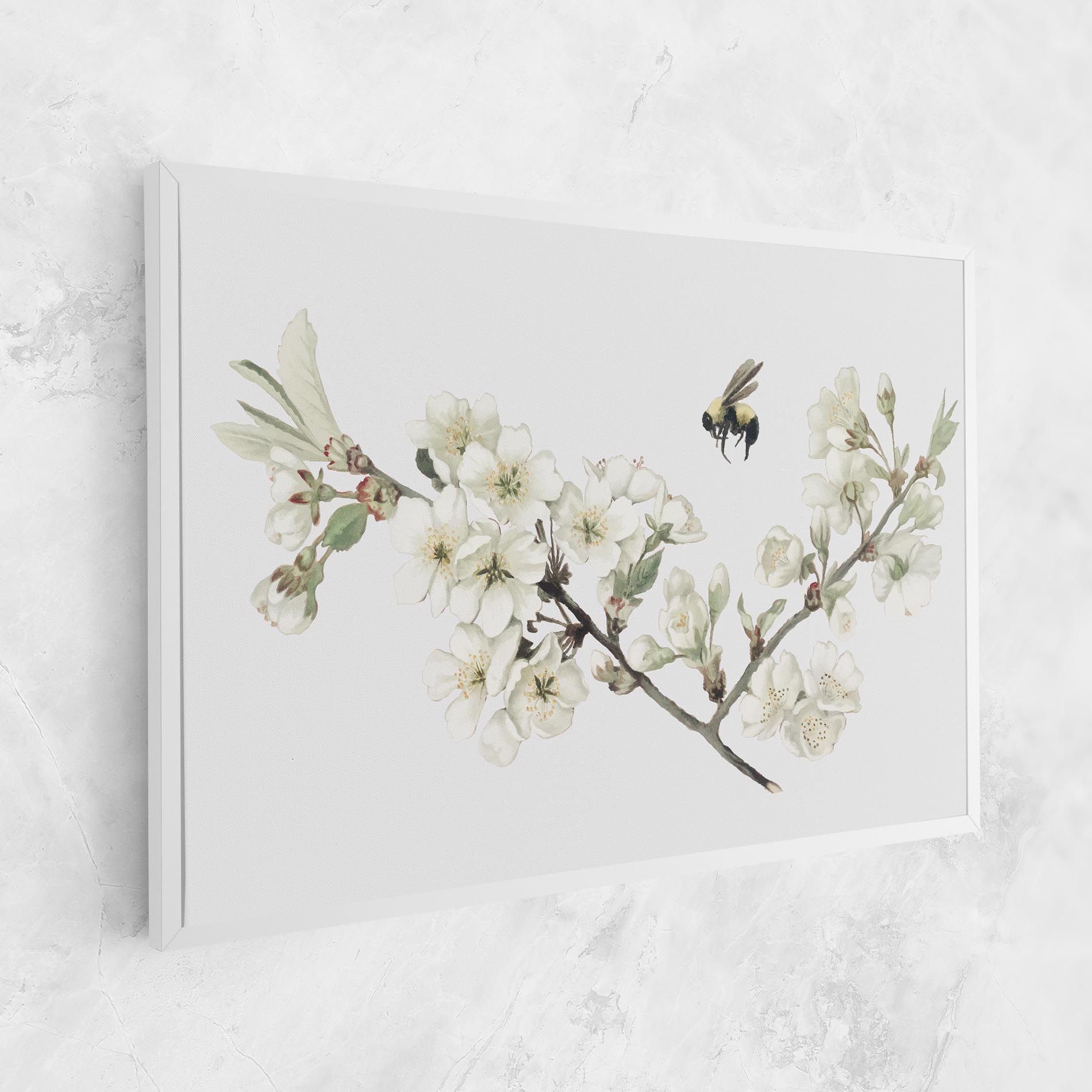 Bee Spring Flower mockup 1