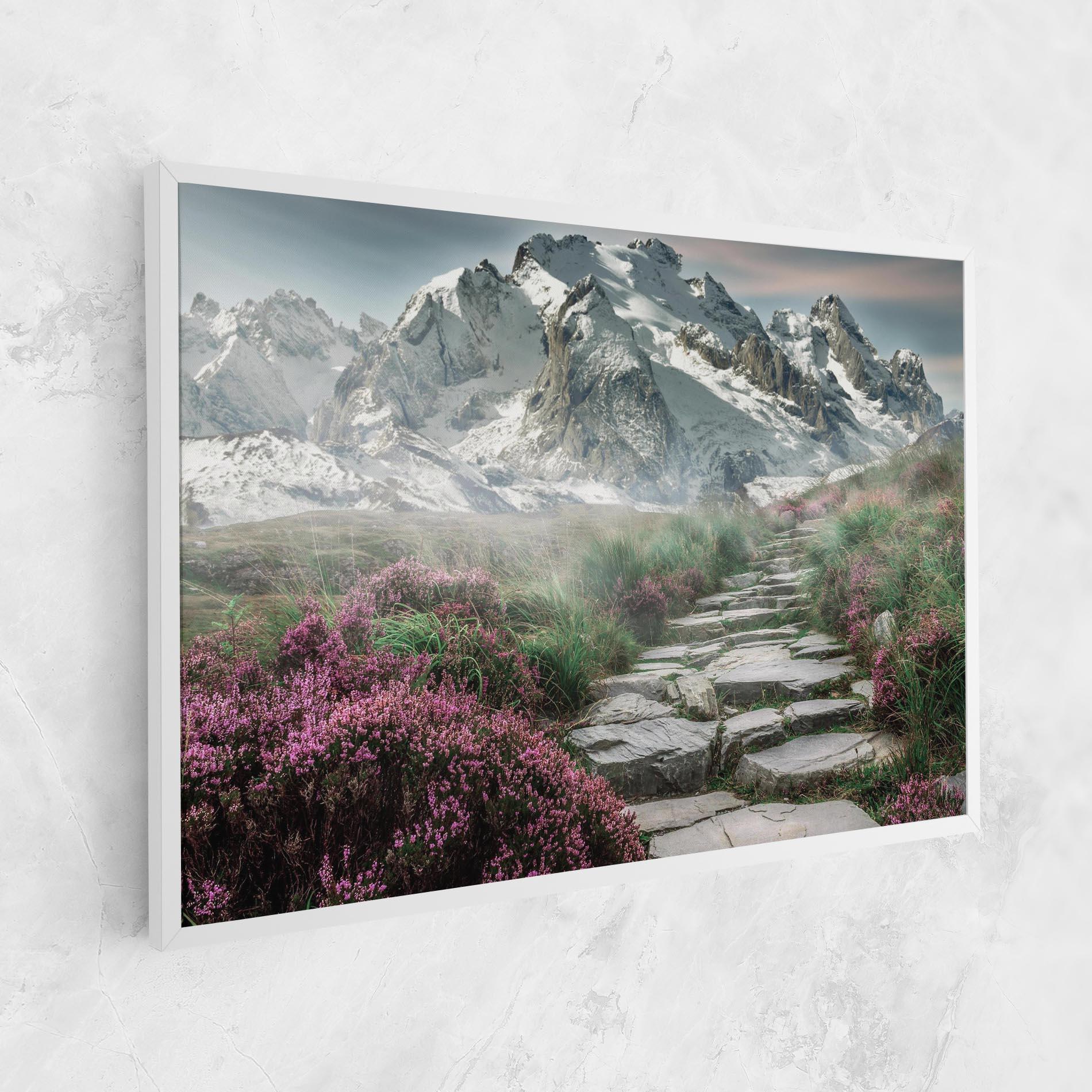 Vászonkép Mountain Spring View mockup 1