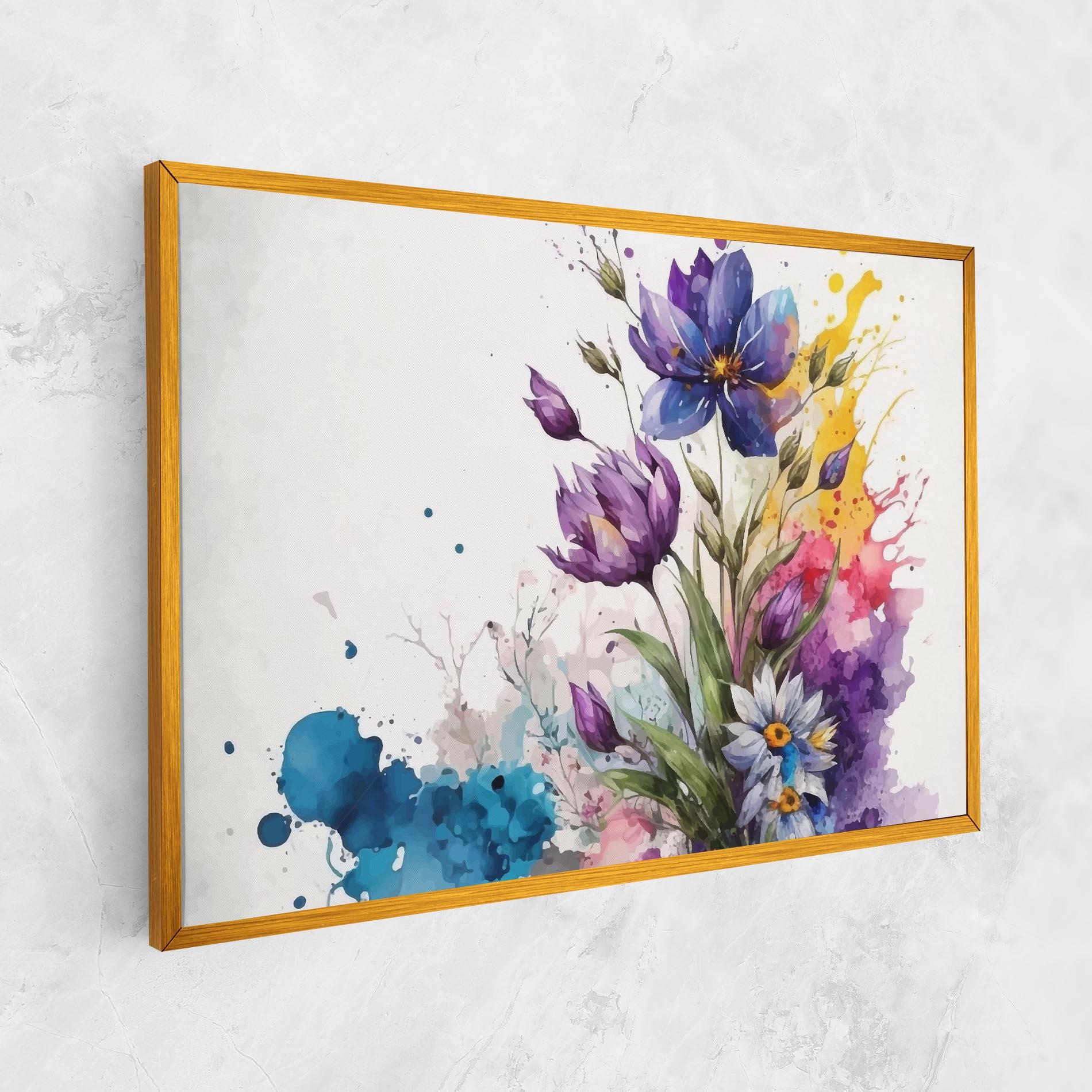 Vászonkép Art Flowers Spring mockup 1