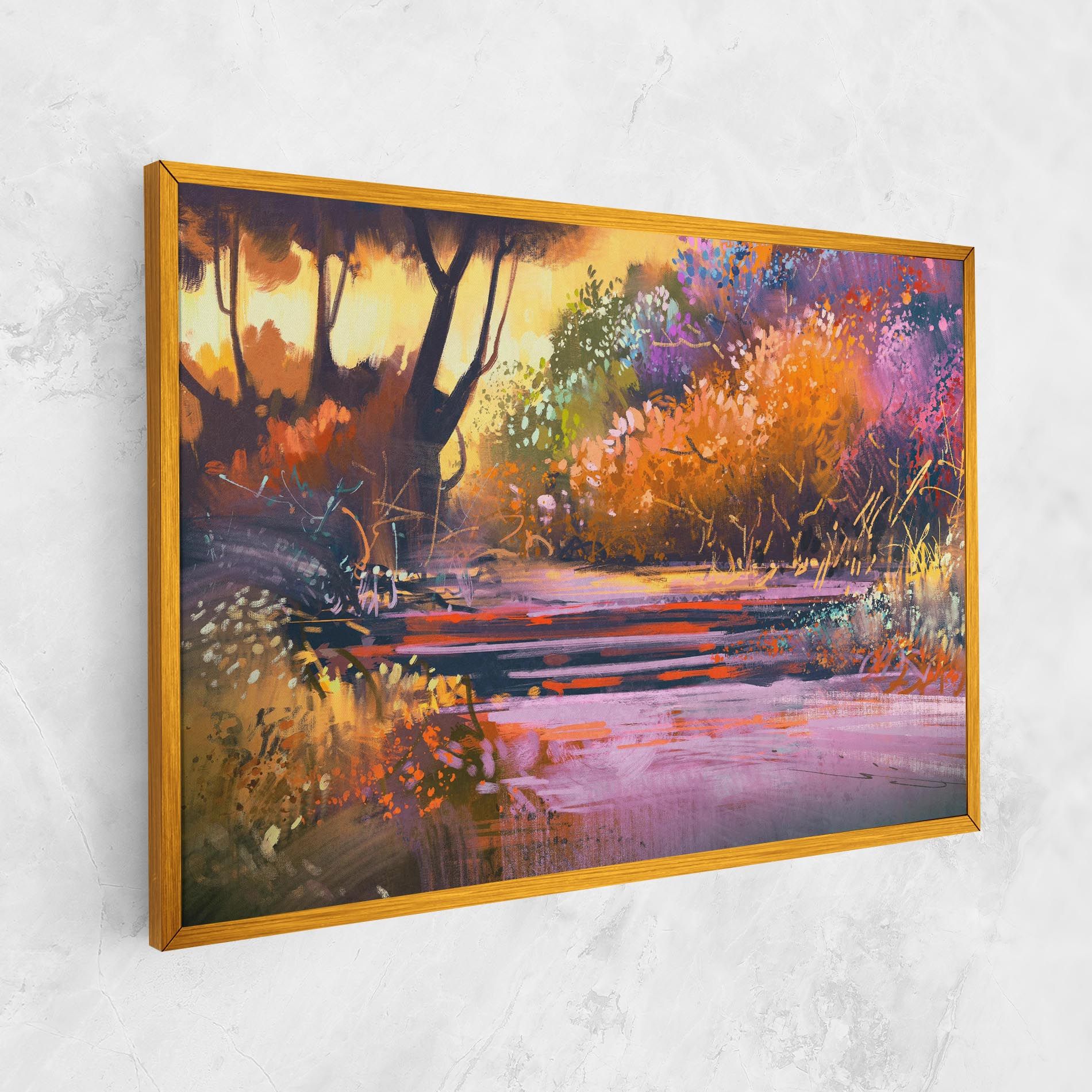 Landscape Colorful Trees mockup 1