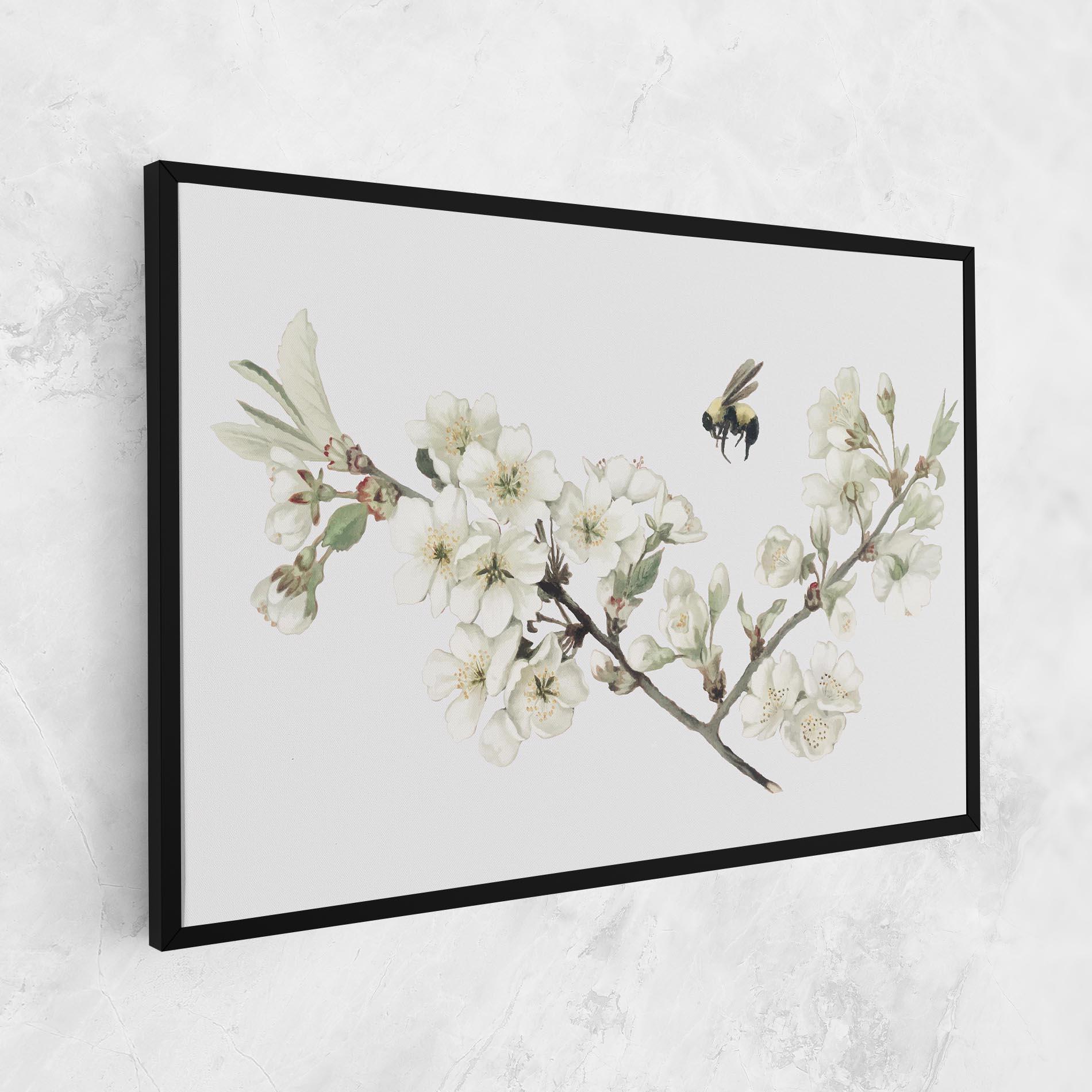 Vászonkép Bee Spring Flower mockup 1