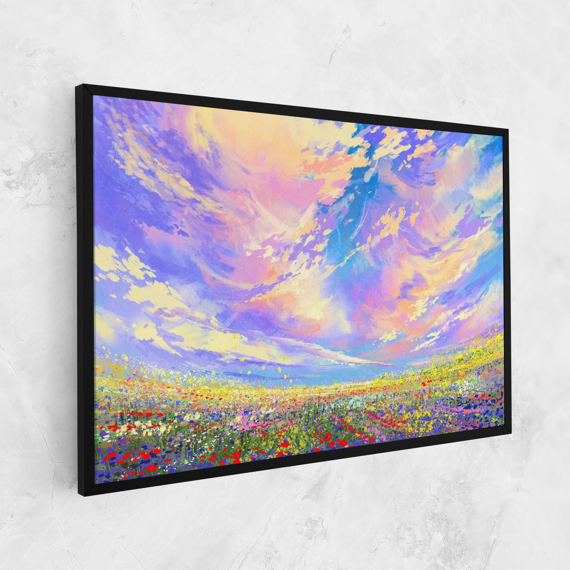 Vászonkép Spring Field mockup 1