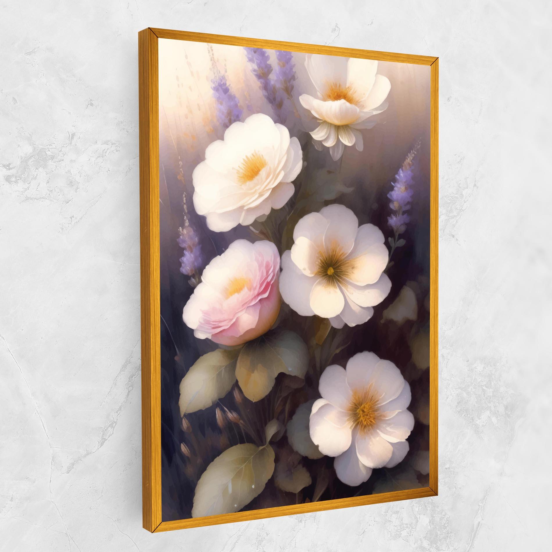 Vászonkép Cream Flower Spring mockup 1