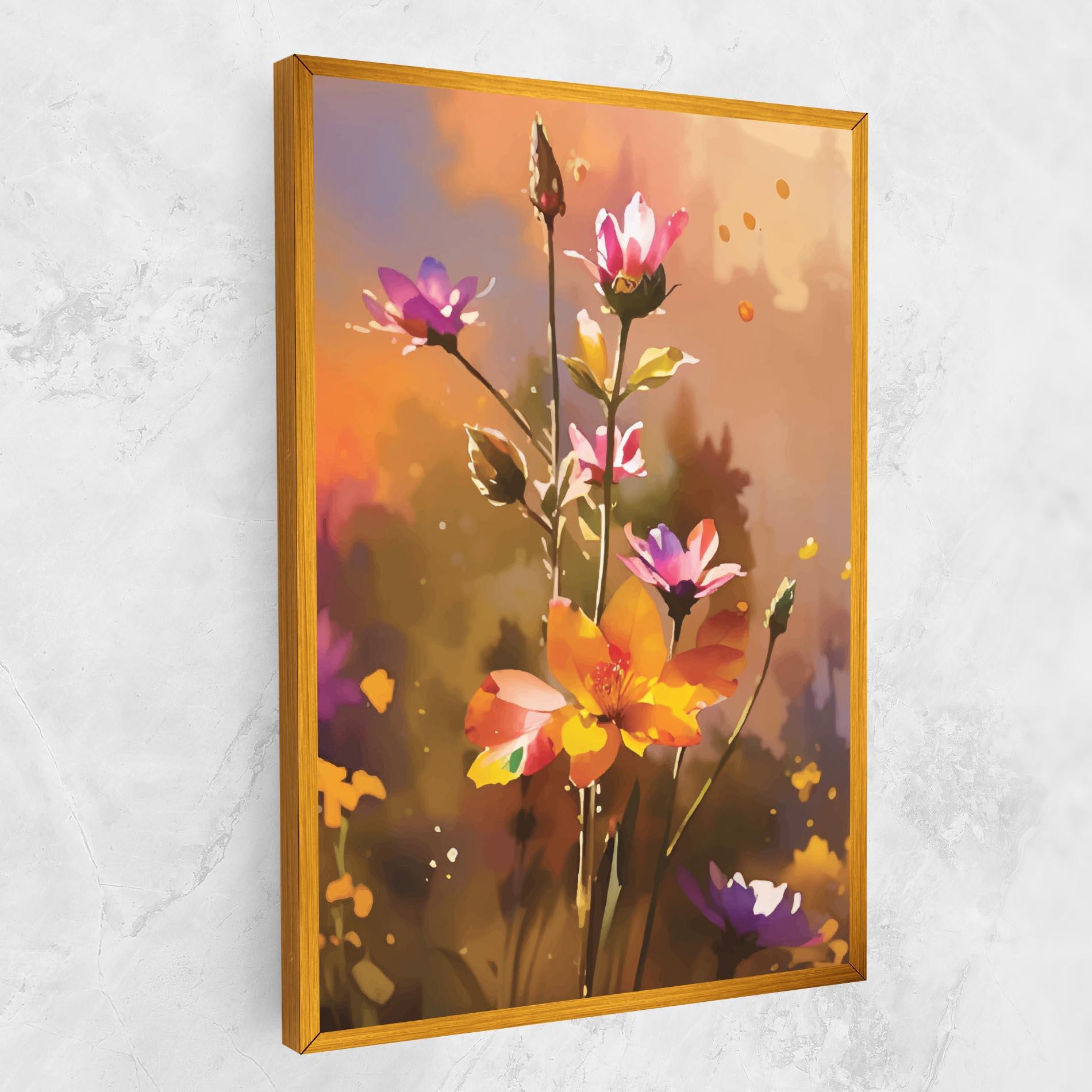 Vászonkép Orange Pink Spring mockup 1