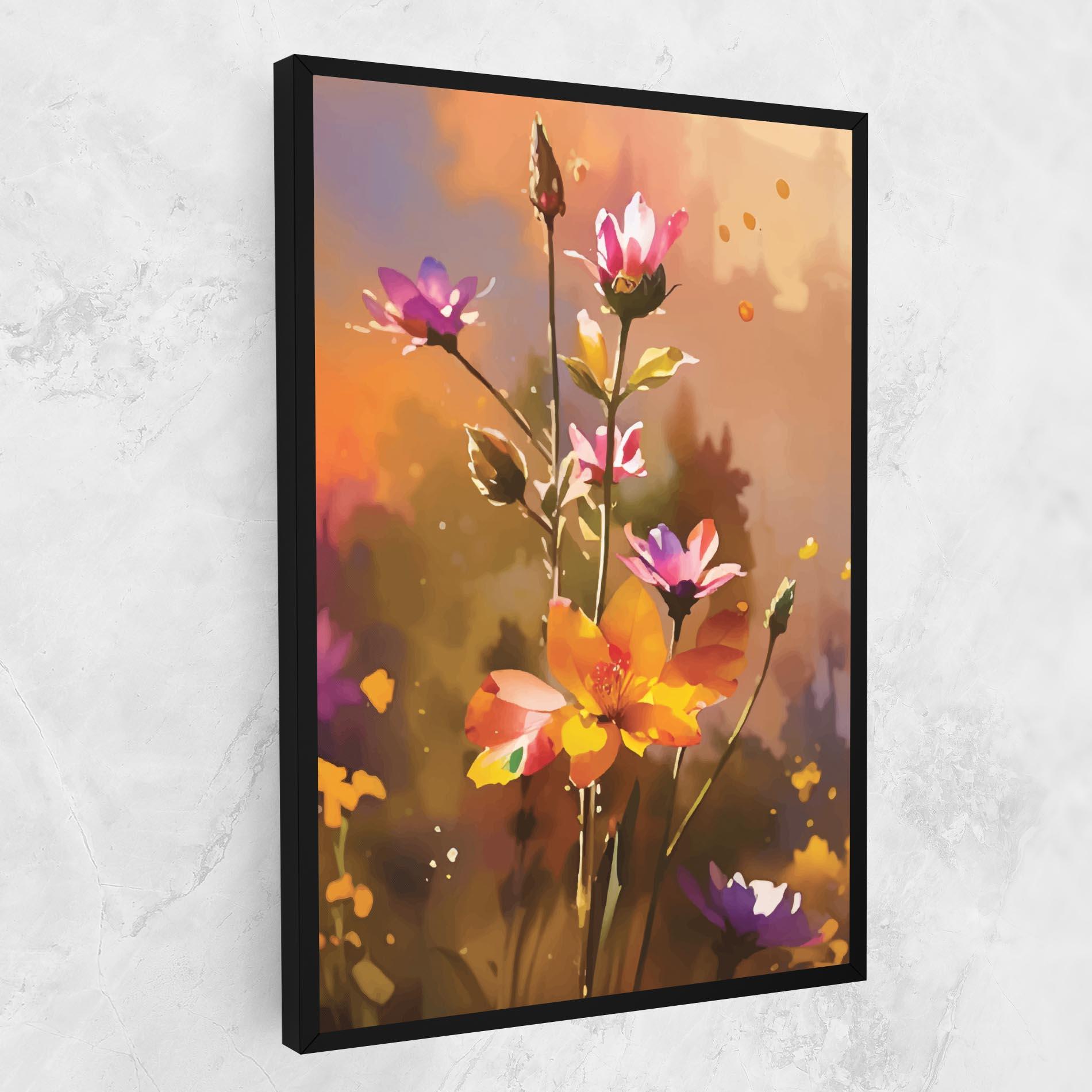 Vászonkép Orange Pink Spring mockup 1