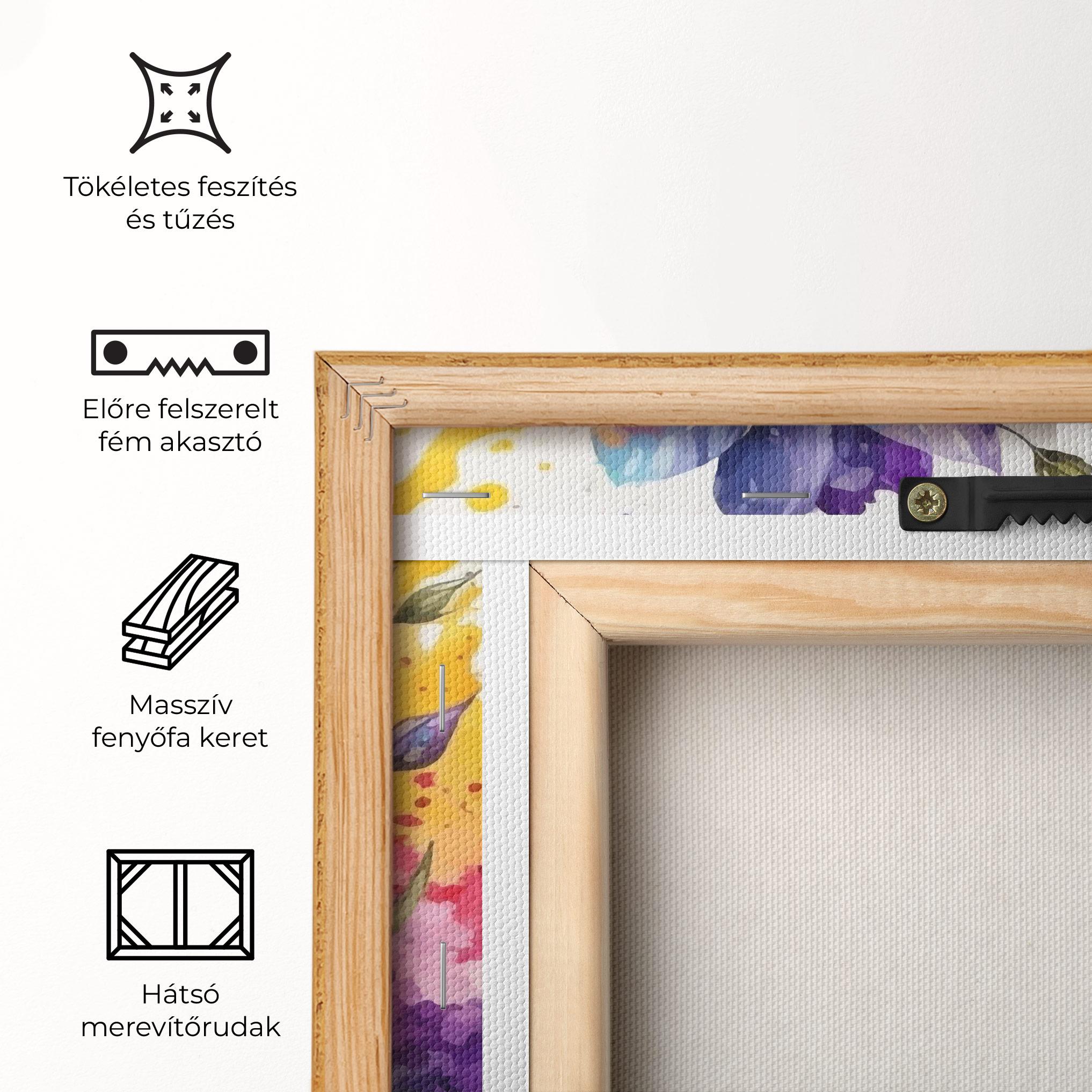 Vászonkép Art Flowers Spring mockup 5