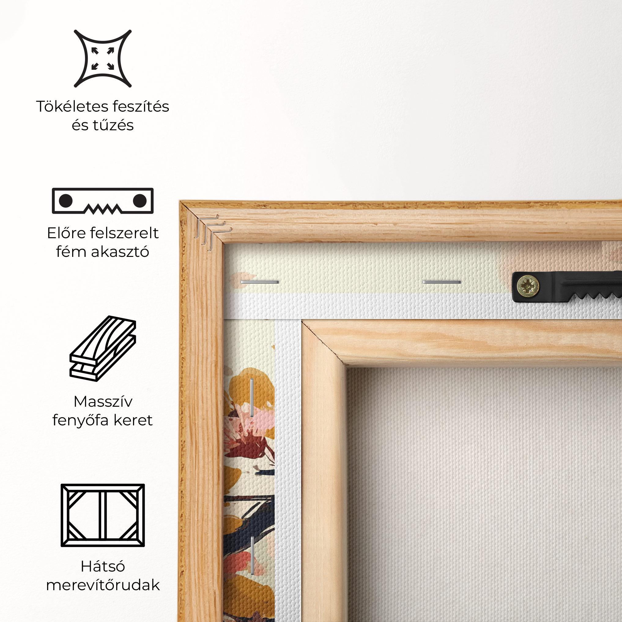 Vászonkép Cute Spring Flower mockup 5