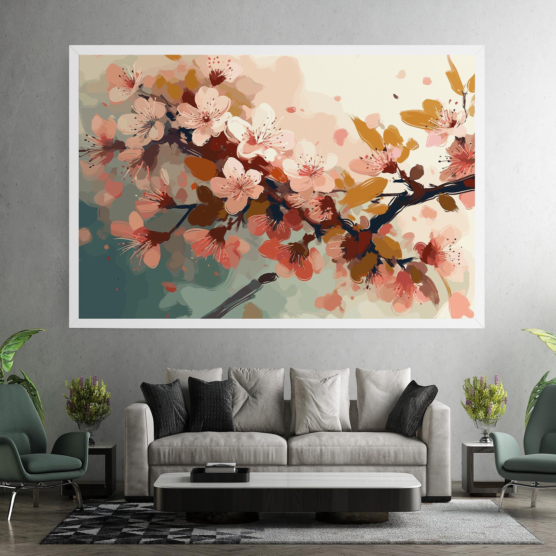 Vászonkép Cute Spring Flower mockup 7