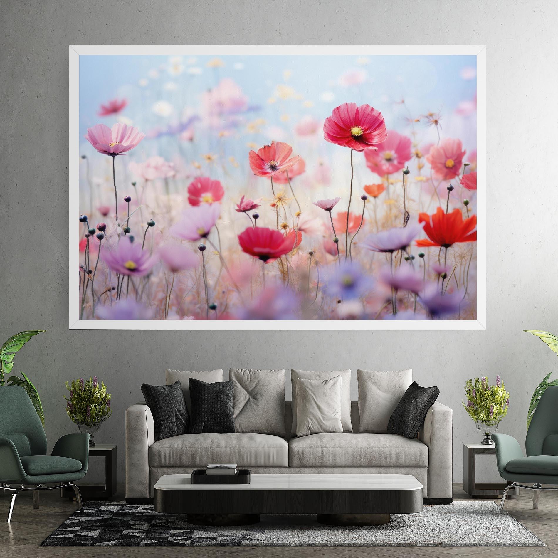 Vászonkép Dreamy Sprig Pink Flower mockup 7