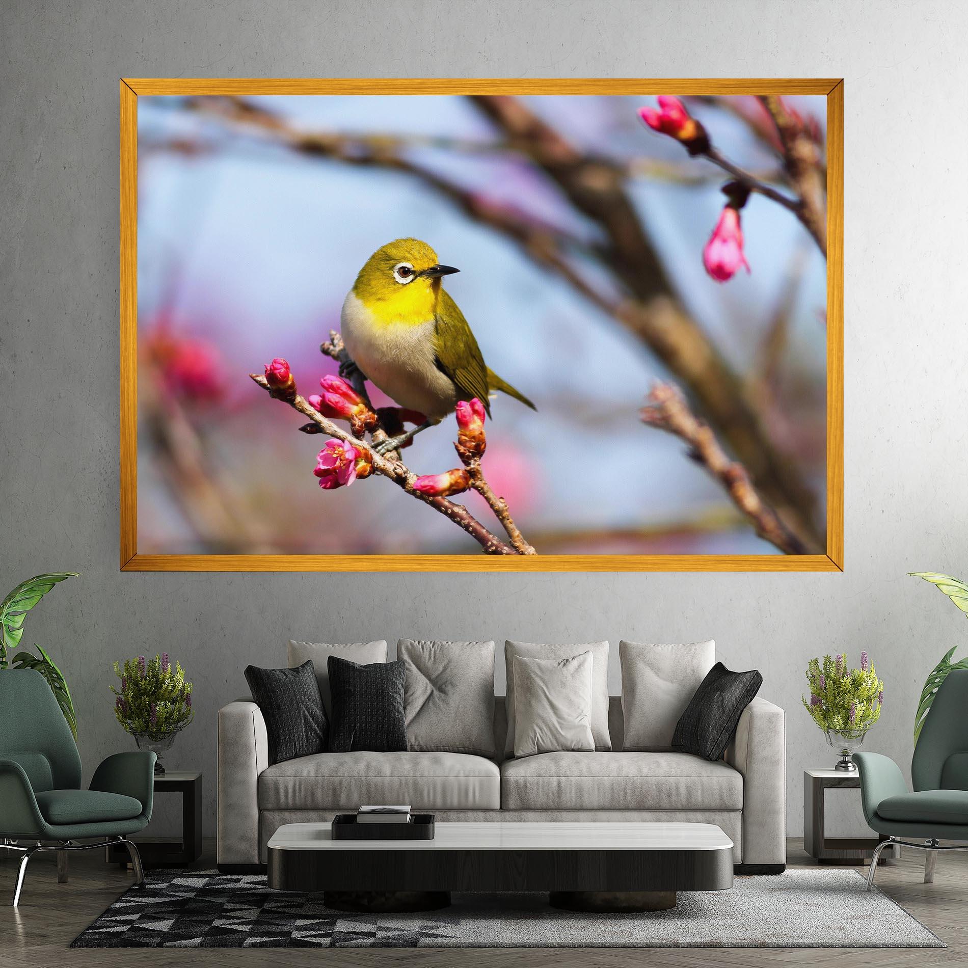 Vászonkép Cute Pink Flower Buds mockup 7