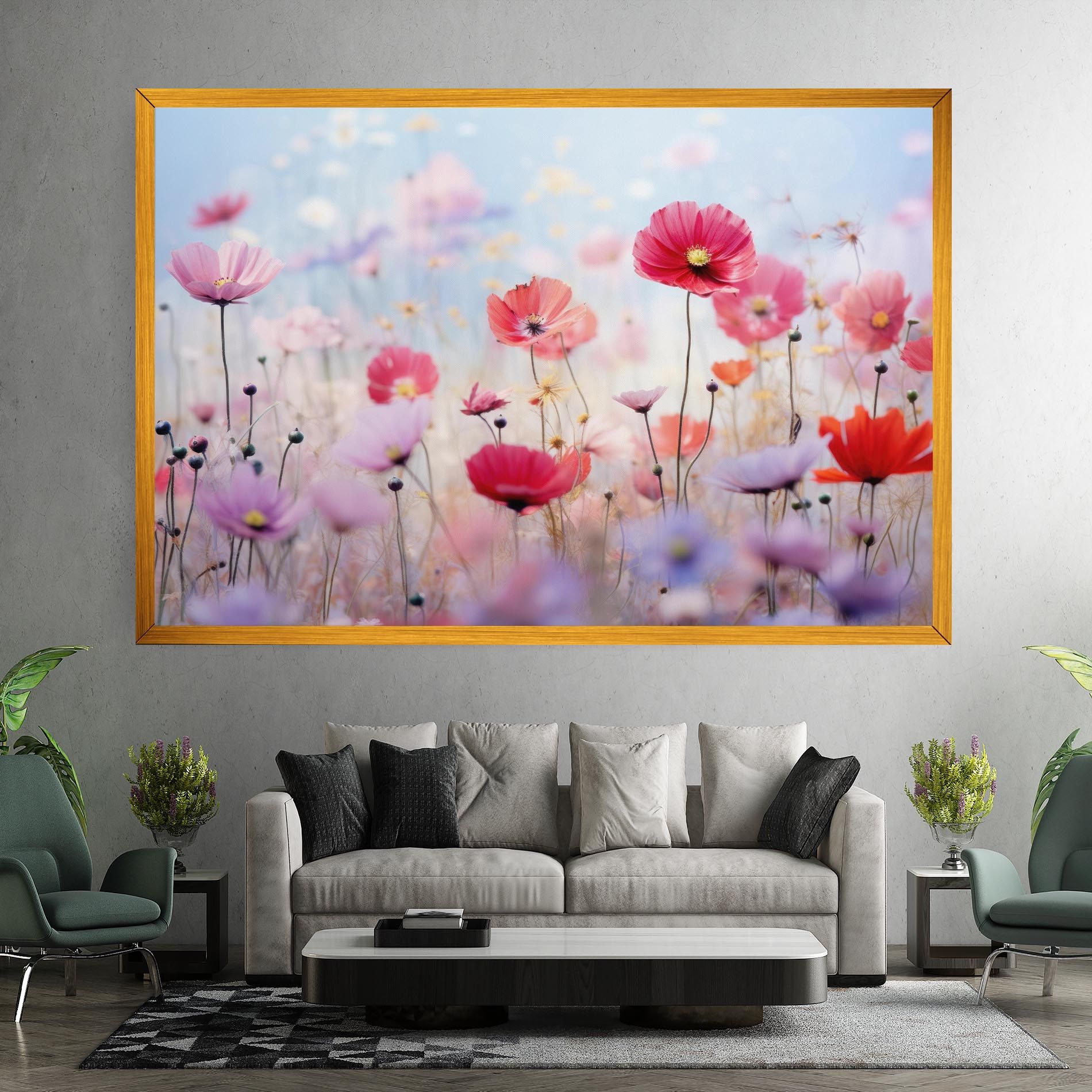 Dreamy Sprig Pink Flower mockup 7